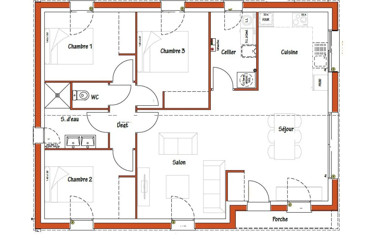 Projet de construction d'une maison 85 m² avec terrain à L'ILE-D'OLONNE (85) à L'Île-d'Olonne — photo 3