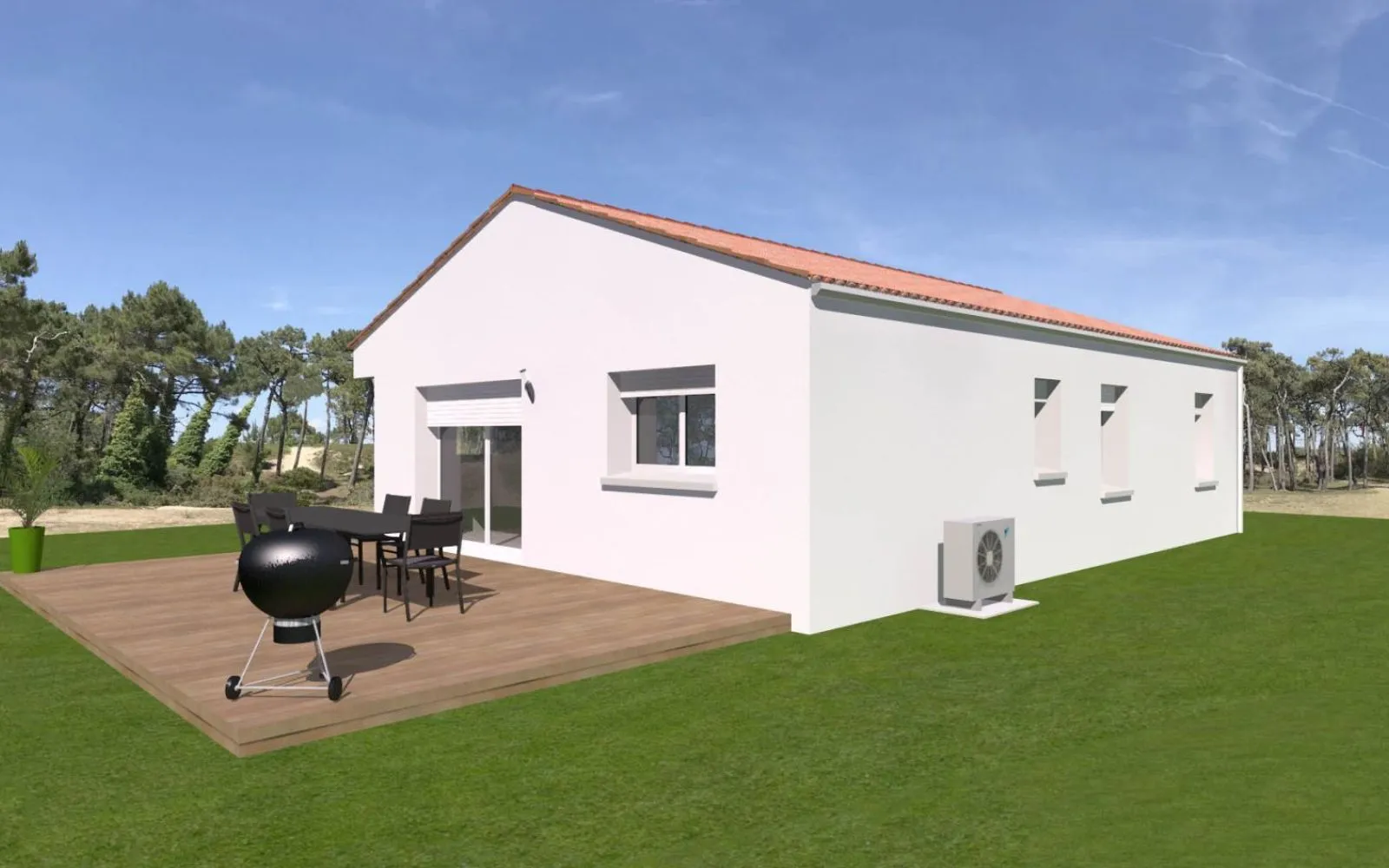 Projet de construction d'une maison 85 m² avec terrain à L'ILE-D'OLONNE (85) à L'Île-d'Olonne — photo 2