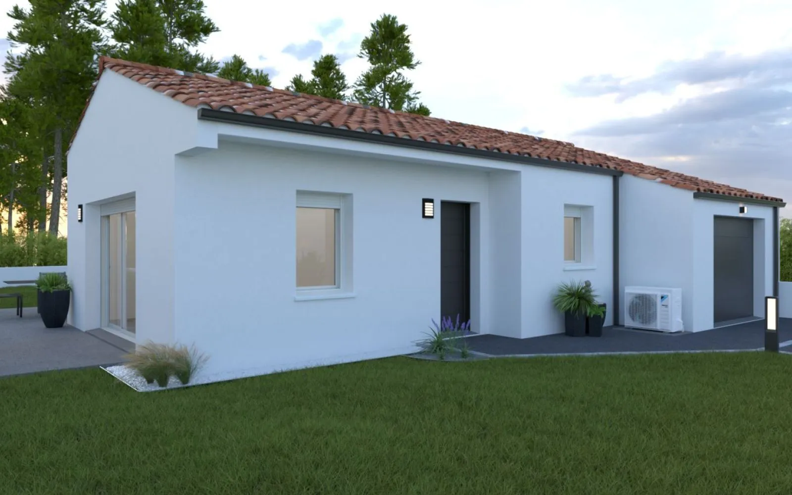 Projet de construction d'une maison 92 m² avec terrain à L'ILE-D'OLONNE (85) à L'Île-d'Olonne — photo 1