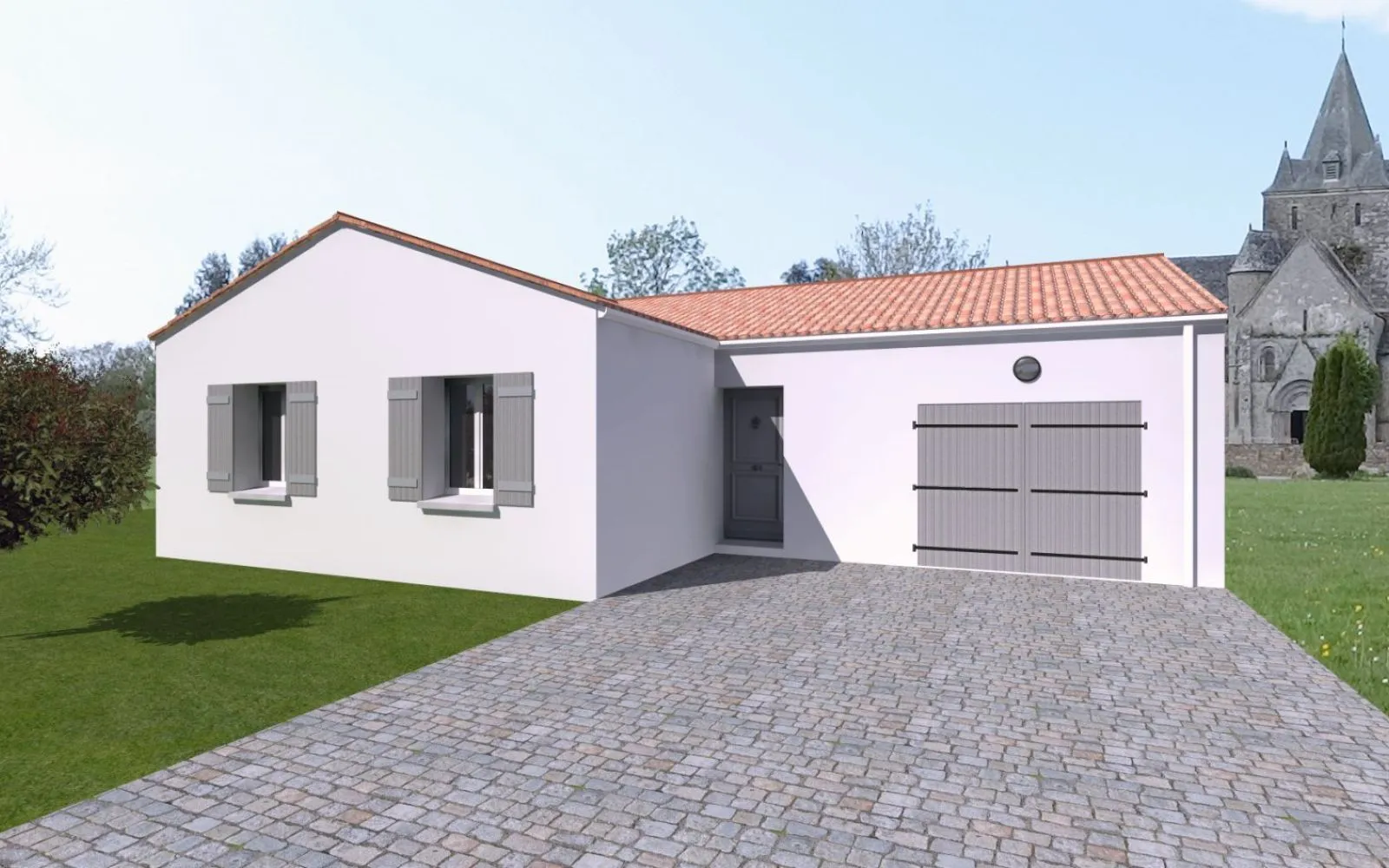 Projet de construction d'une maison 98 m² avec terrain à L'ILE-D'OLONNE (85) à L'Île-d'Olonne — photo 1