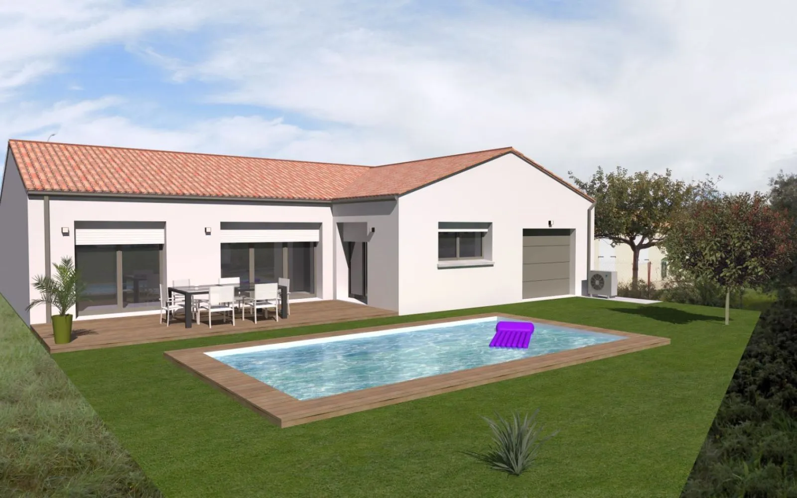 Projet de construction d'une maison 114 m² avec terrain à L'ILE-D'OLONNE (85) à L'Île-d'Olonne — photo 2