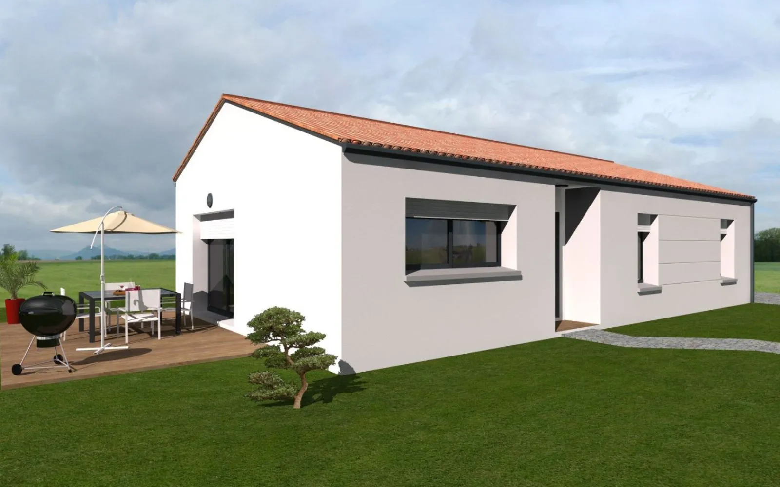 Projet de construction d'une maison 93 m² avec terrain à L'ILE-D'OLONNE (85) à L'Île-d'Olonne — photo 1