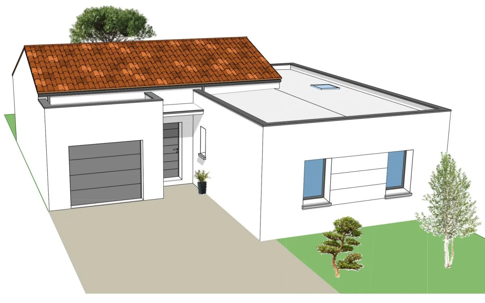 Projet de construction d'une maison 84 m² avec terrain à L'ILE-D'OLONNE (85) à L'Île-d'Olonne — photo 1