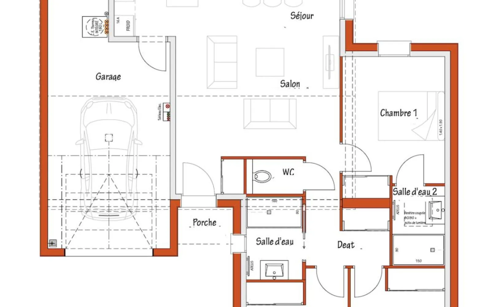 Projet de construction d'une maison 84 m² avec terrain à L'ILE-D'OLONNE (85) à L'Île-d'Olonne — photo 3