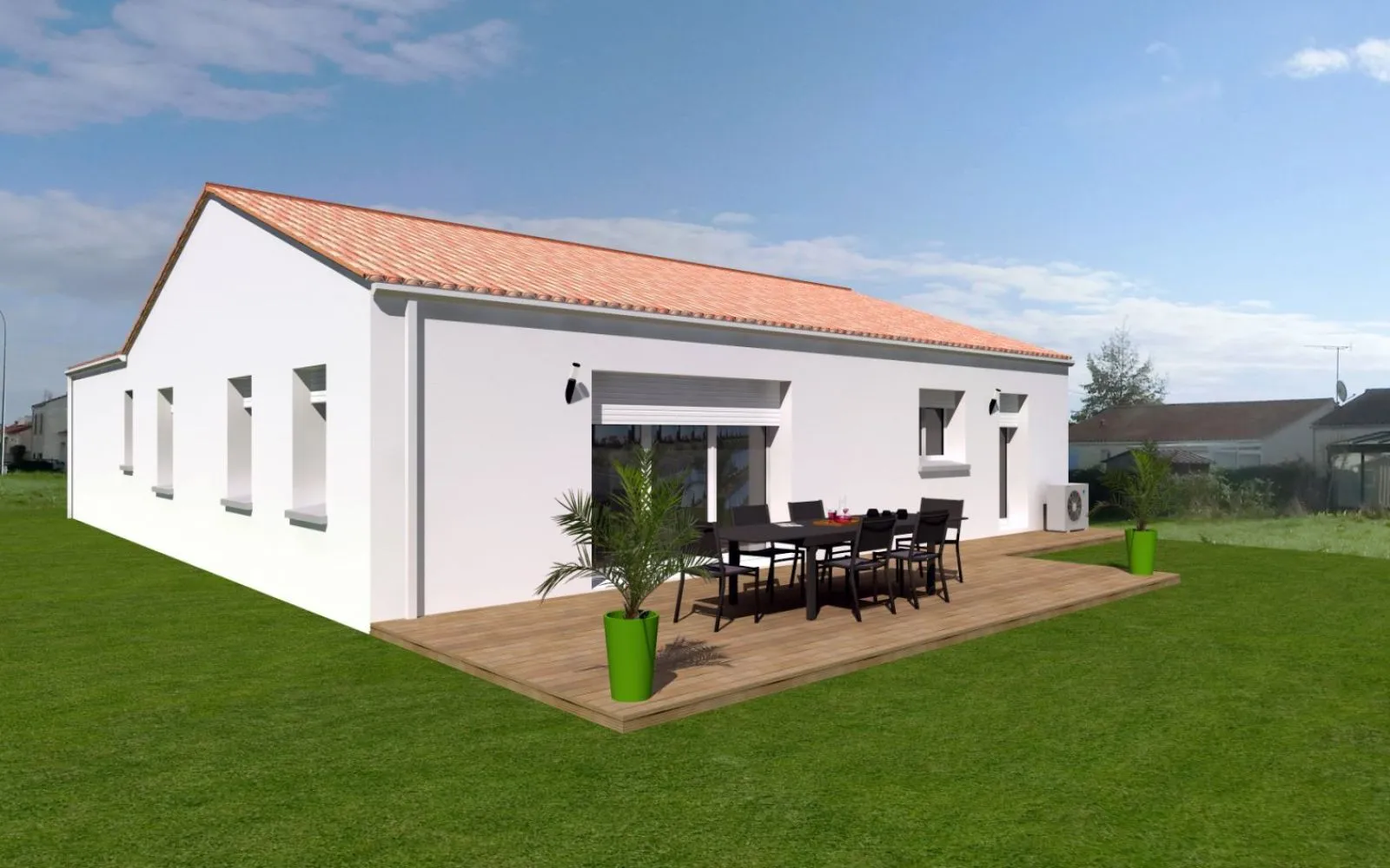 Projet de construction d'une maison 113 m² avec terrain à DOMPIERRE-SUR-YON (85) à Dompierre-sur-Yon — photo 2