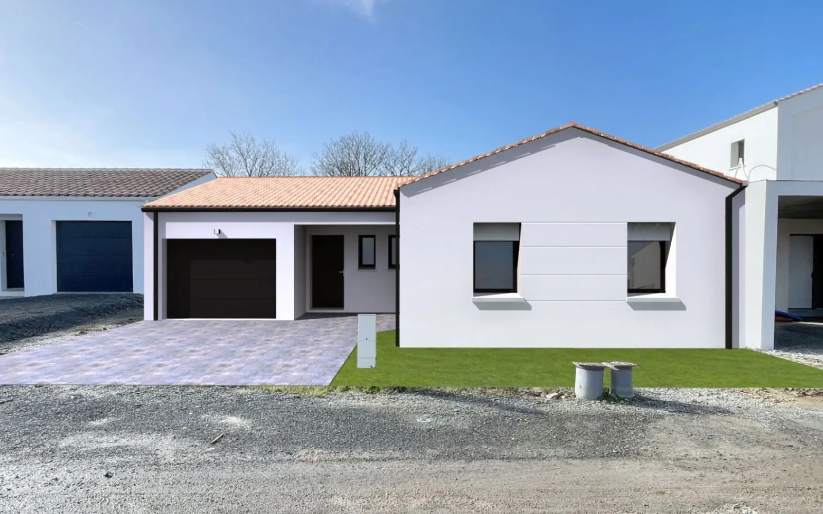 Projet de construction d'une maison 98 m² avec terrain à DOMPIERRE-SUR-YON (85) à Dompierre-sur-Yon — photo 1