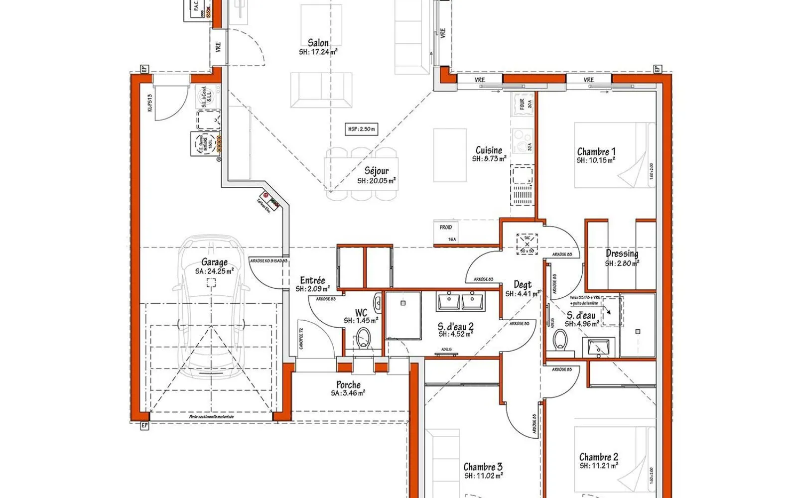 Projet de construction d'une maison 98 m² avec terrain à DOMPIERRE-SUR-YON (85) à Dompierre-sur-Yon — photo 3