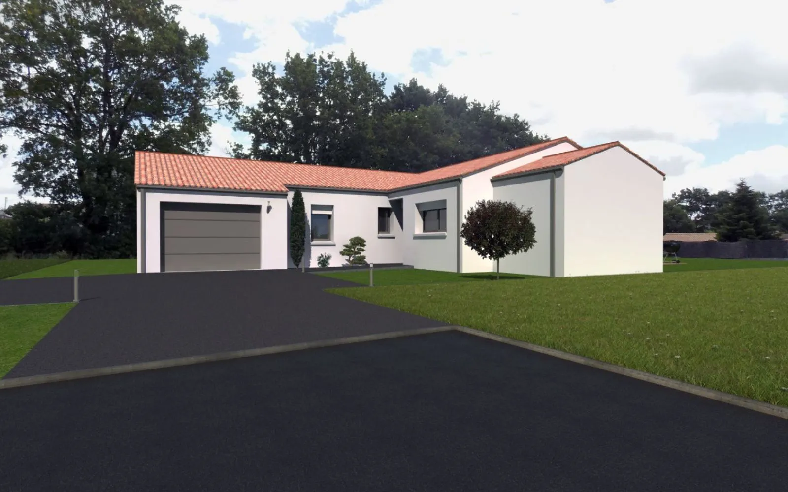 Projet de construction d'une maison 127 m² avec terrain à DOMPIERRE-SUR-YON (85) à Dompierre-sur-Yon — photo 1