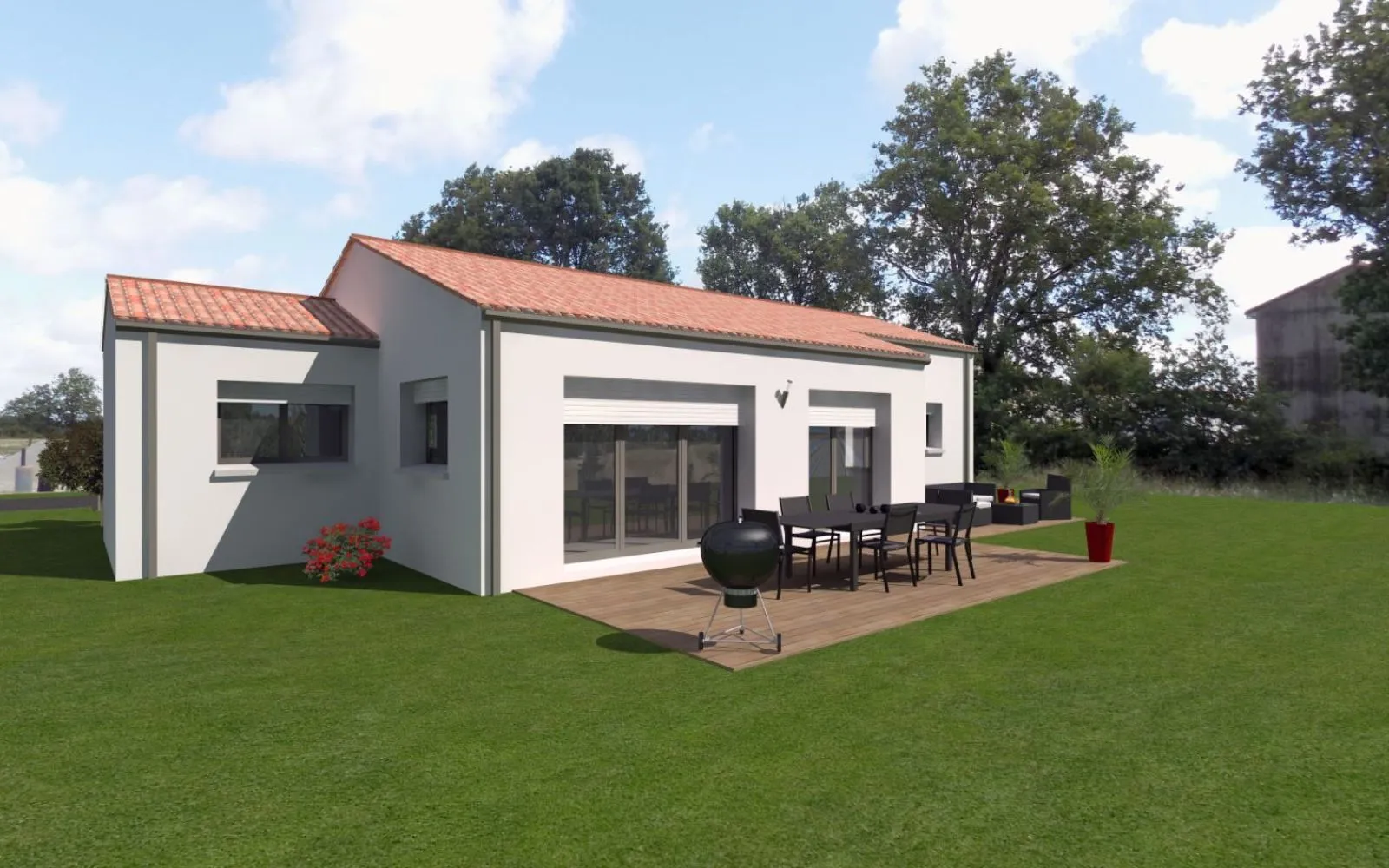 Projet de construction d'une maison 127 m² avec terrain à DOMPIERRE-SUR-YON (85) à Dompierre-sur-Yon — photo 2