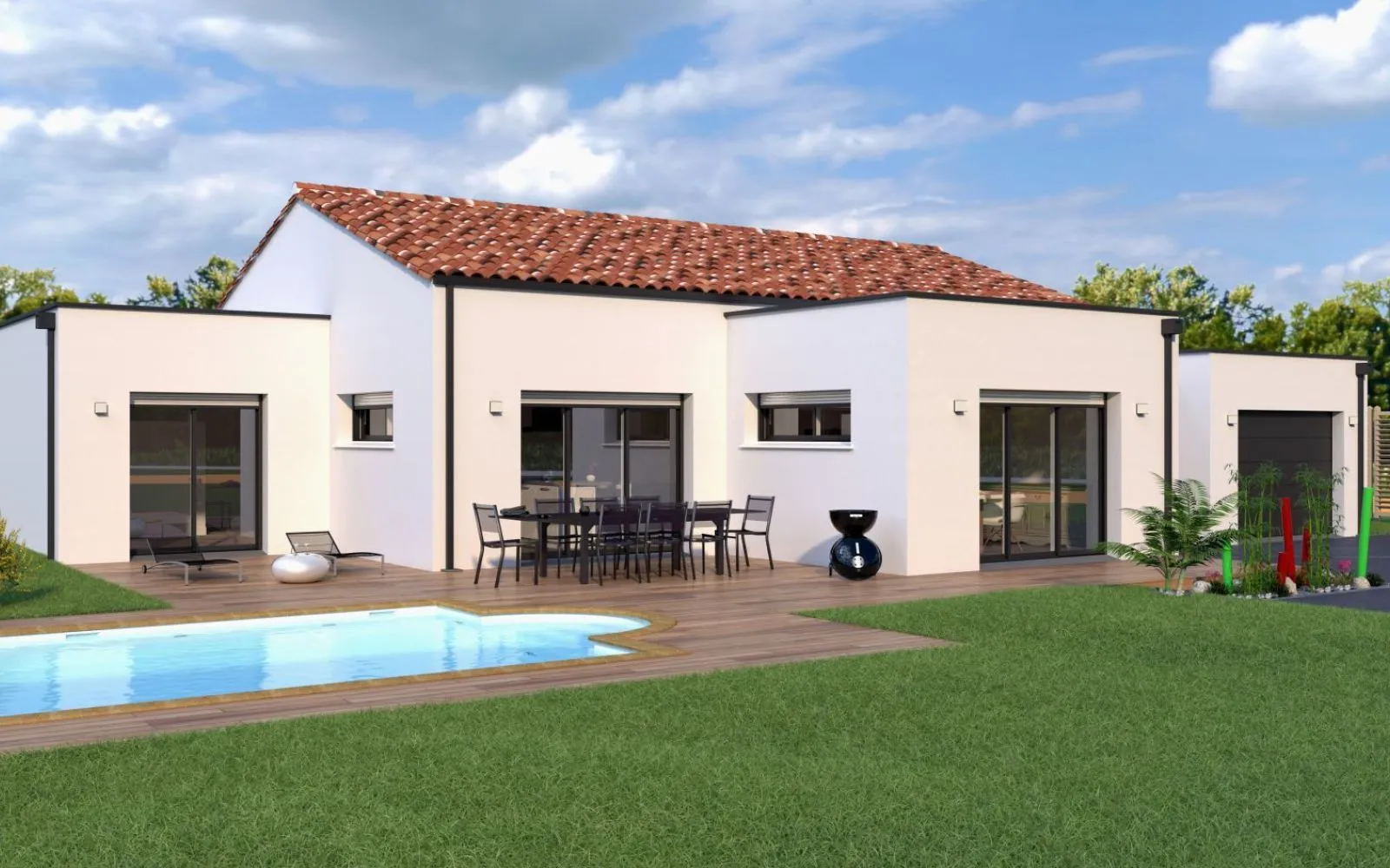 Projet de construction d'une maison 132 m² avec terrain à MARTINET (85) à Martinet — photo 2