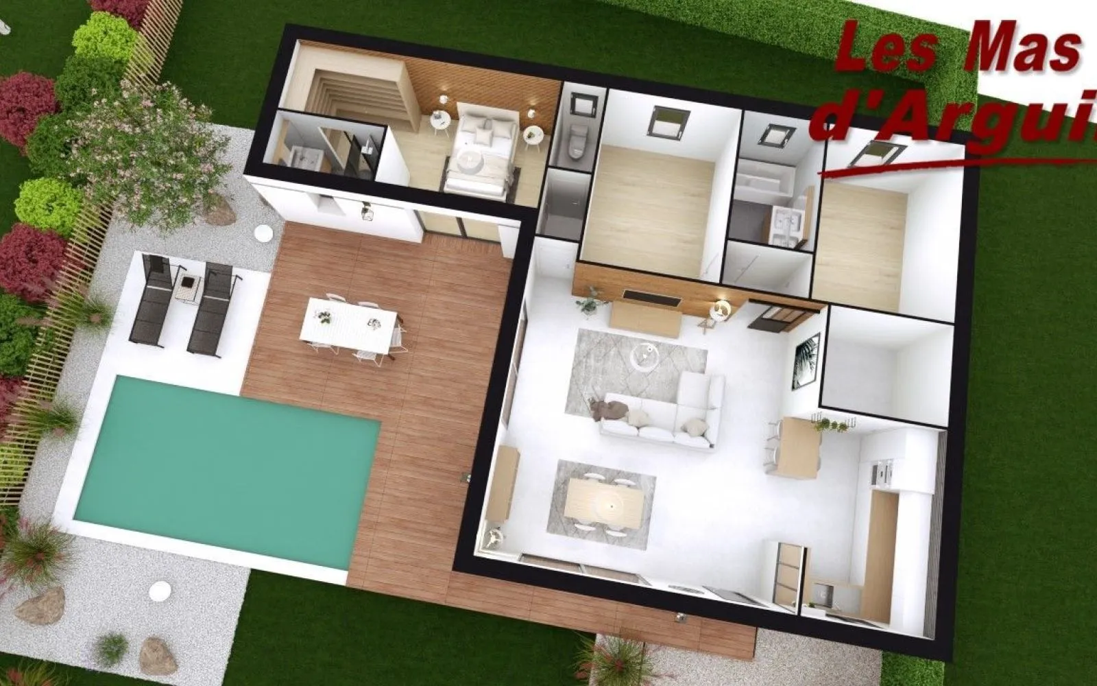 Projet de construction d'une maison 100 m² avec terrain à LA TESTE-DE-BUCH (33) à La Teste-de-Buch — photo 6