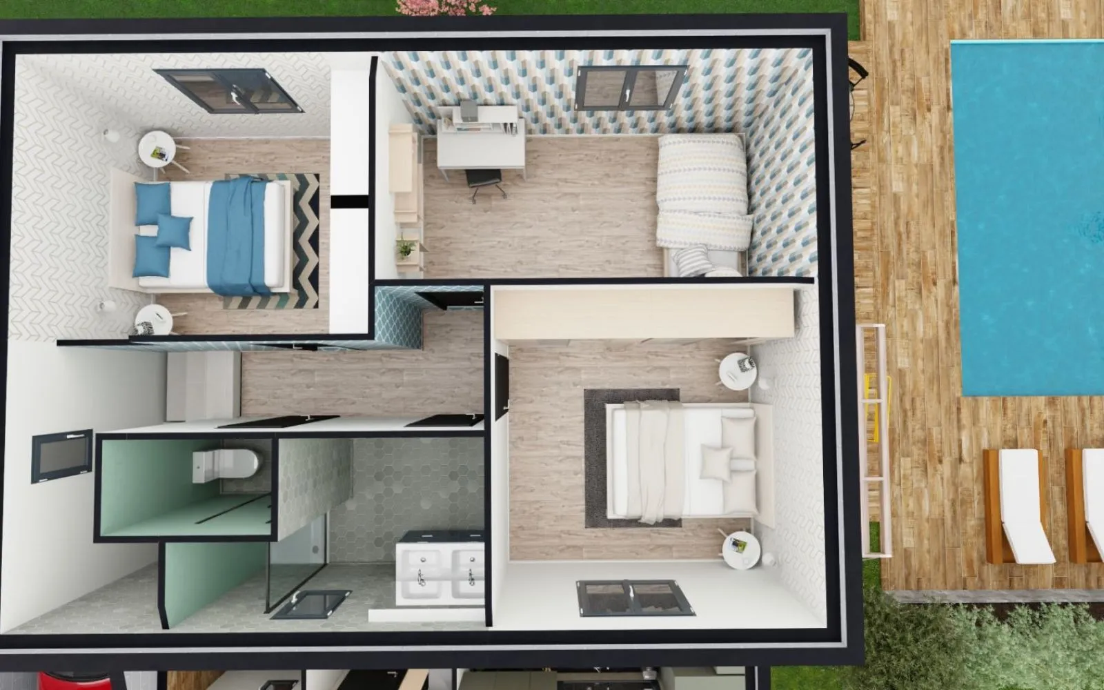 Projet de construction d'une maison 102 m² avec terrain à CHAVANOZ (38) à Chavanoz — photo 4