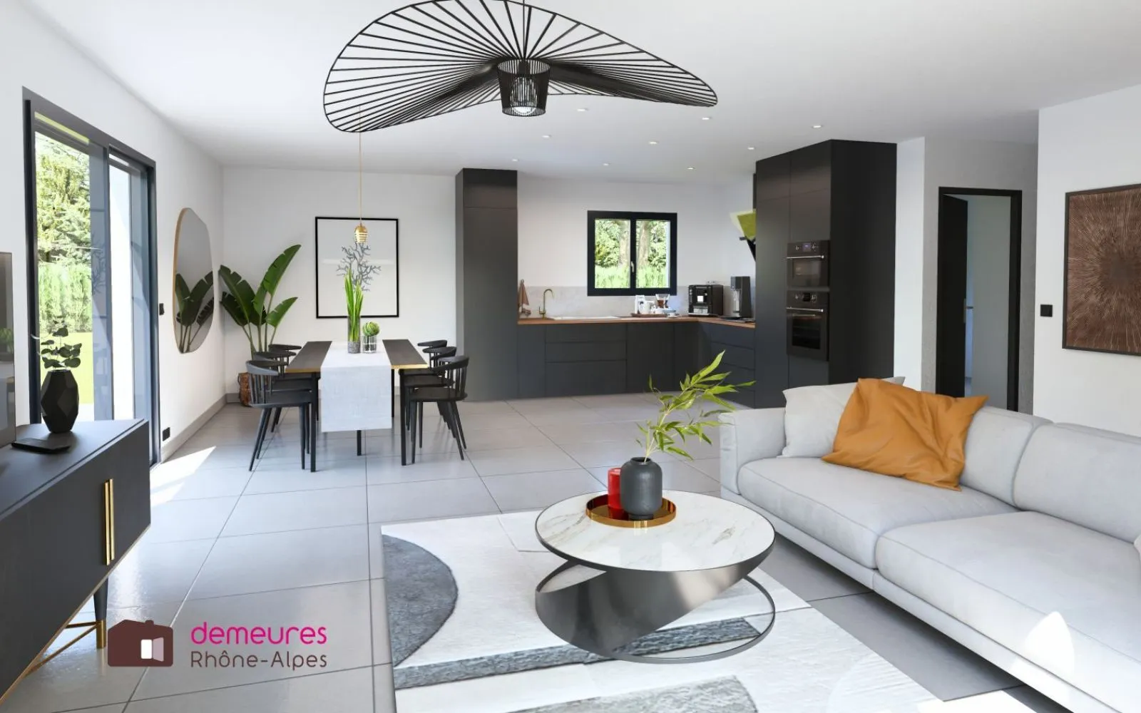 Projet de construction d'une maison 85 m² avec terrain à SAINT-ROMAIN-DE-JALIONAS (38) à Saint-Romain-de-Jalionas — photo 3