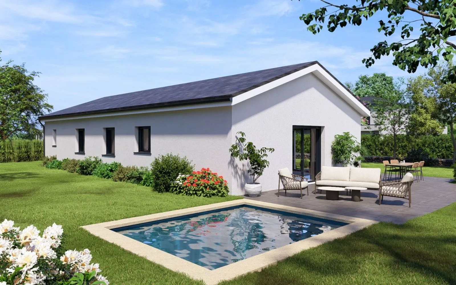 Projet de construction d'une maison 90 m² avec terrain à SABLONS (38) à Sablons — photo 2