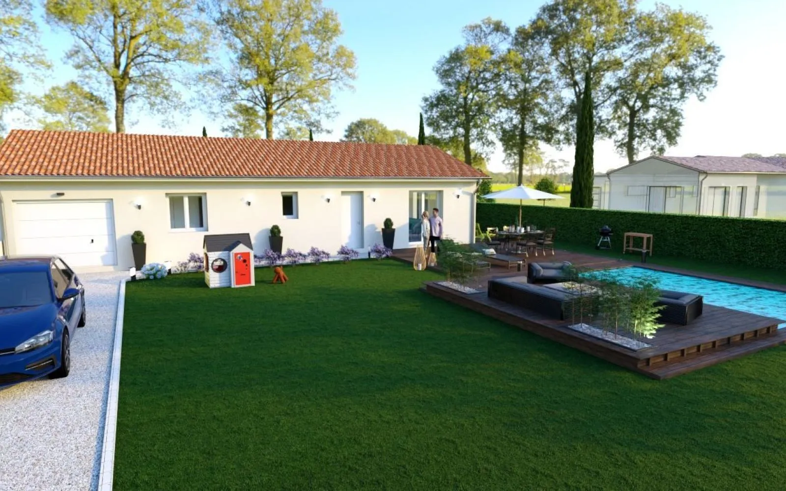 Projet de construction d'une maison 100 m² avec terrain à SABLONS (38) à Sablons — photo 1