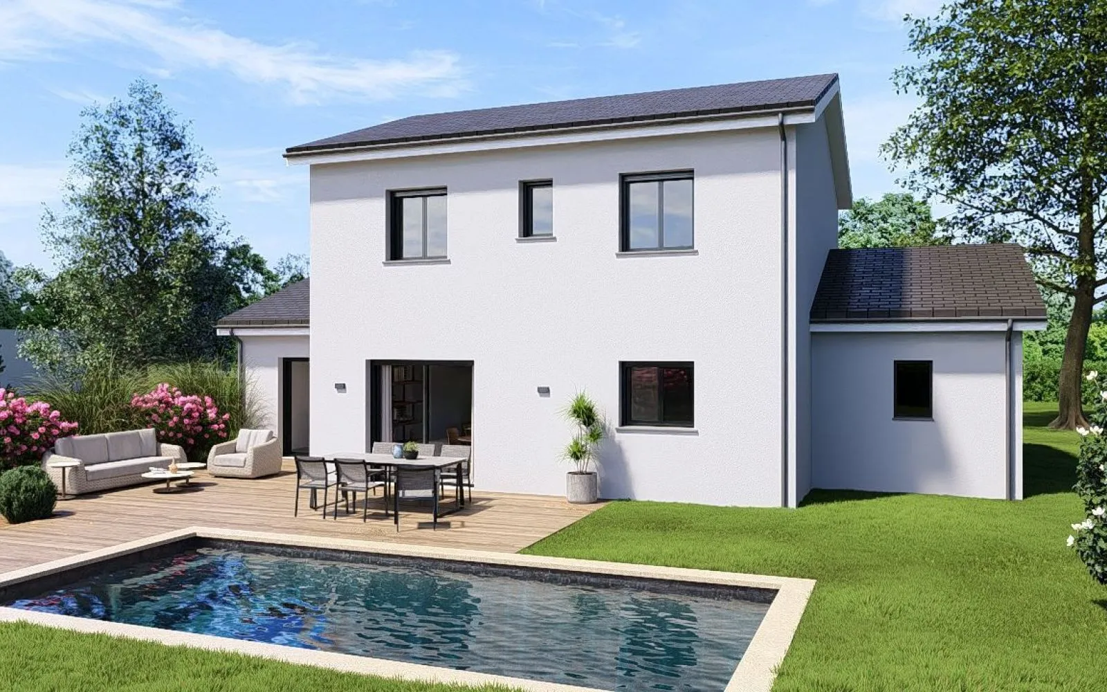 Projet de construction d'une maison 130 m² avec terrain à SABLONS (38) à Sablons — photo 2