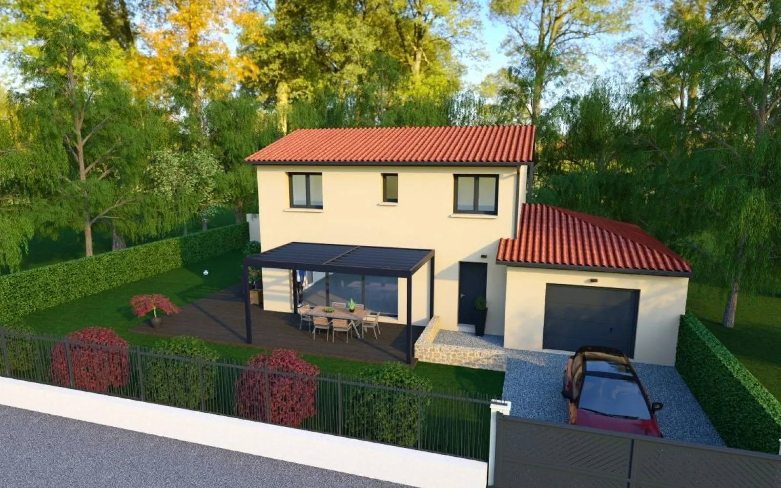 Projet de construction d'une maison 90 m² avec terrain à MARCY (69) à Marcy — photo 2