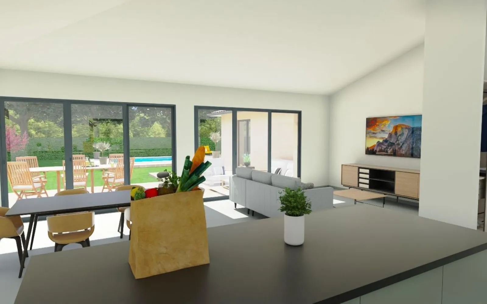 Projet de construction d'une maison 90 m² avec terrain à MARCY (69) à Marcy — photo 3