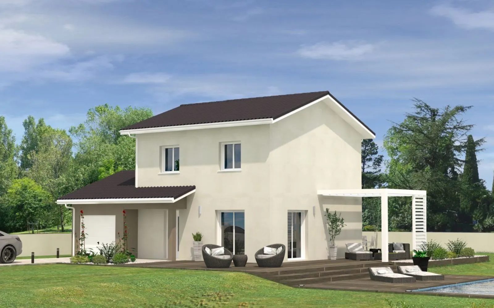 Projet de construction d'une maison 100 m² avec terrain à AMANCY (74) à Amancy — photo 1