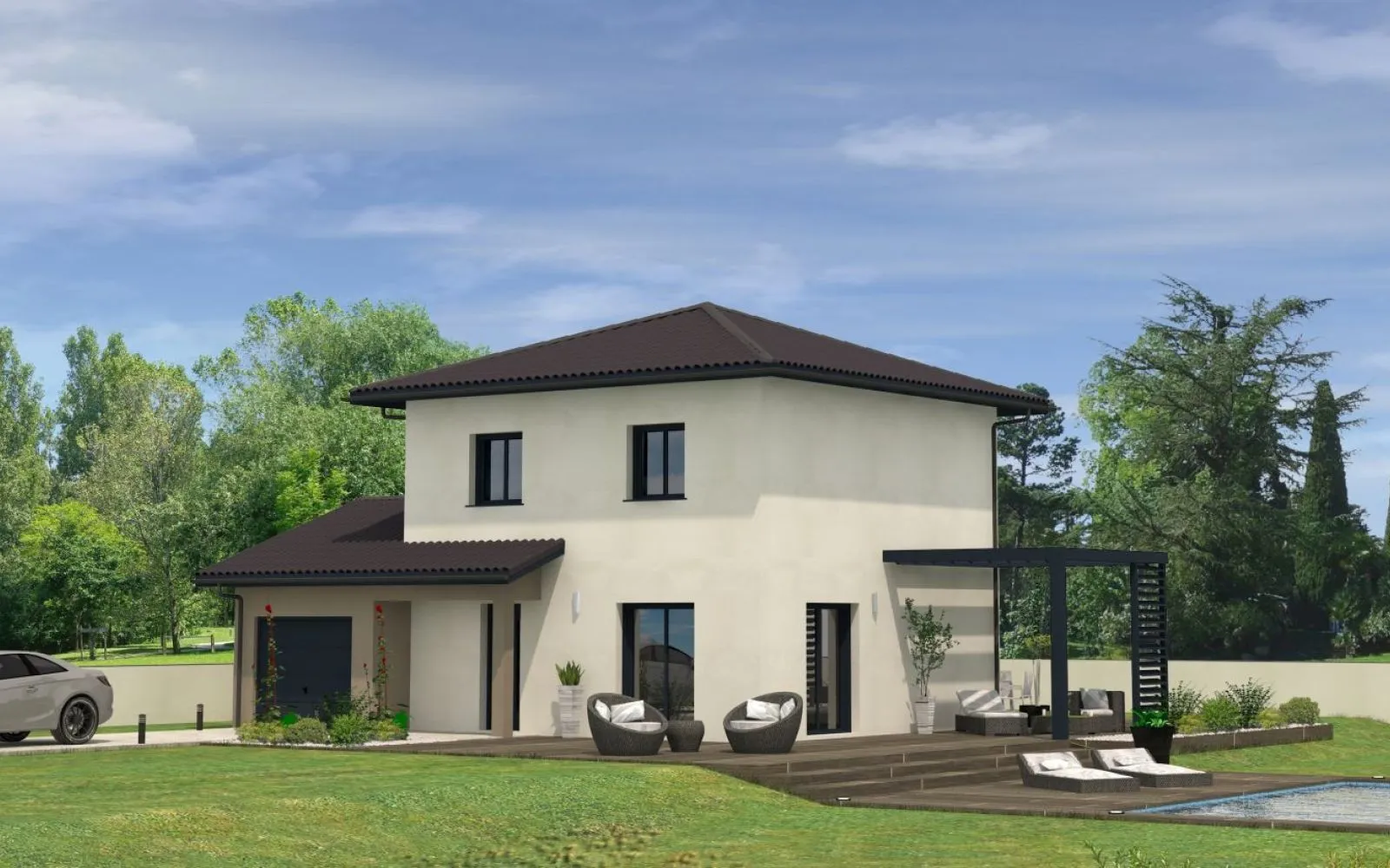Projet de construction d'une maison 100 m² avec terrain à AMANCY (74) à Amancy — photo 4