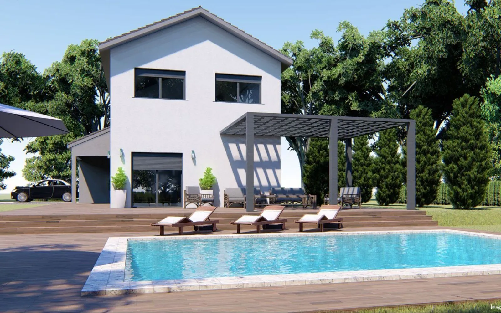 Projet de construction d'une maison 100 m² avec terrain à AMANCY (74) à Amancy — photo 5