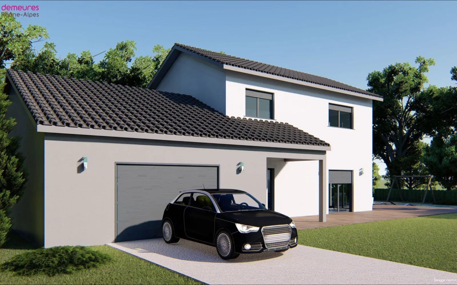 Projet de construction d'une maison 110 m² avec terrain à JUVIGNY (74) à Juvigny — photo 2