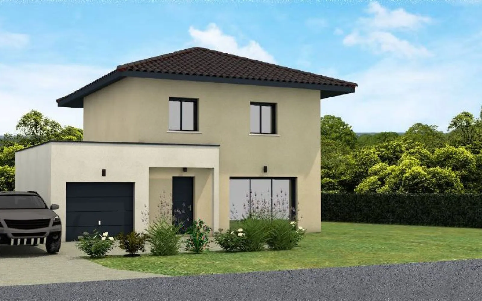 Projet de construction d'une maison 110 m² avec terrain à JUVIGNY (74) à Juvigny — photo 3