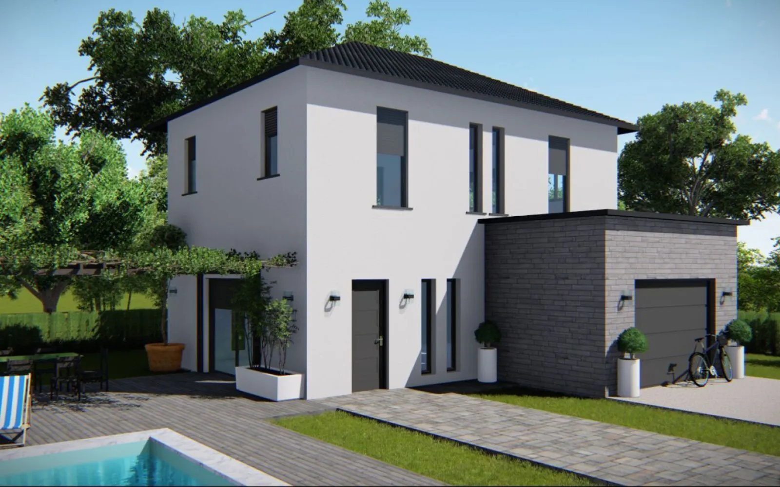 Projet de construction d'une maison 90 m² avec terrain à JUVIGNY (74) à Juvigny — photo 3