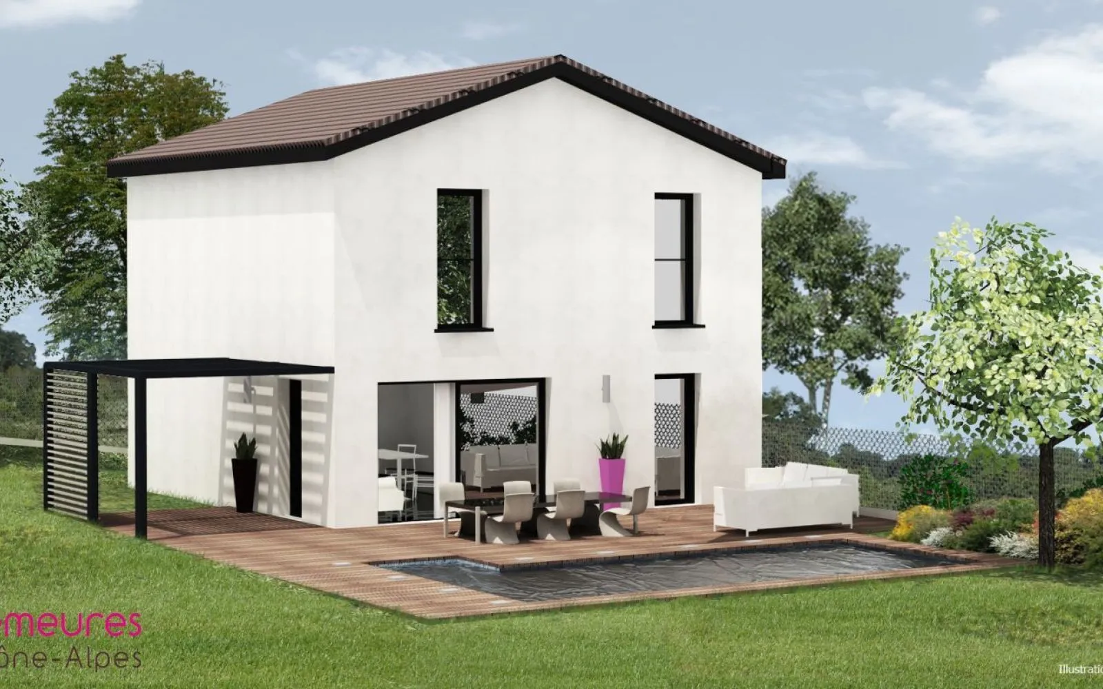 Projet de construction d'une maison 90 m² avec terrain à JUVIGNY (74) à Juvigny — photo 4