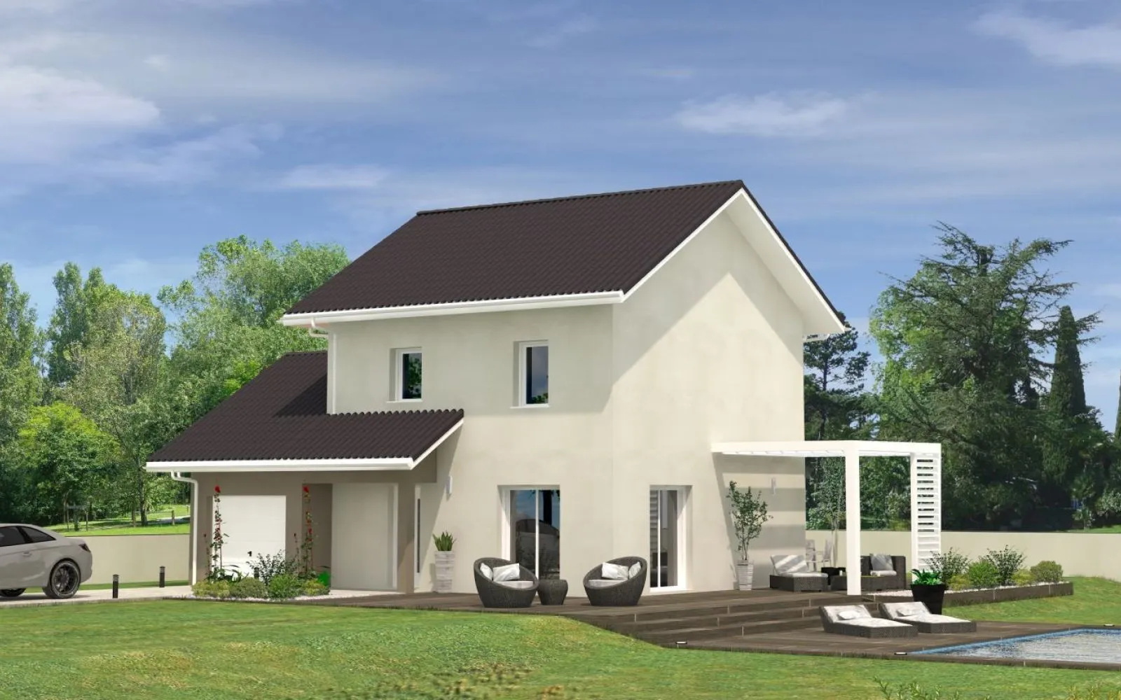 Projet de construction d'une maison 90 m² avec terrain à AMANCY (74) à Amancy — photo 1