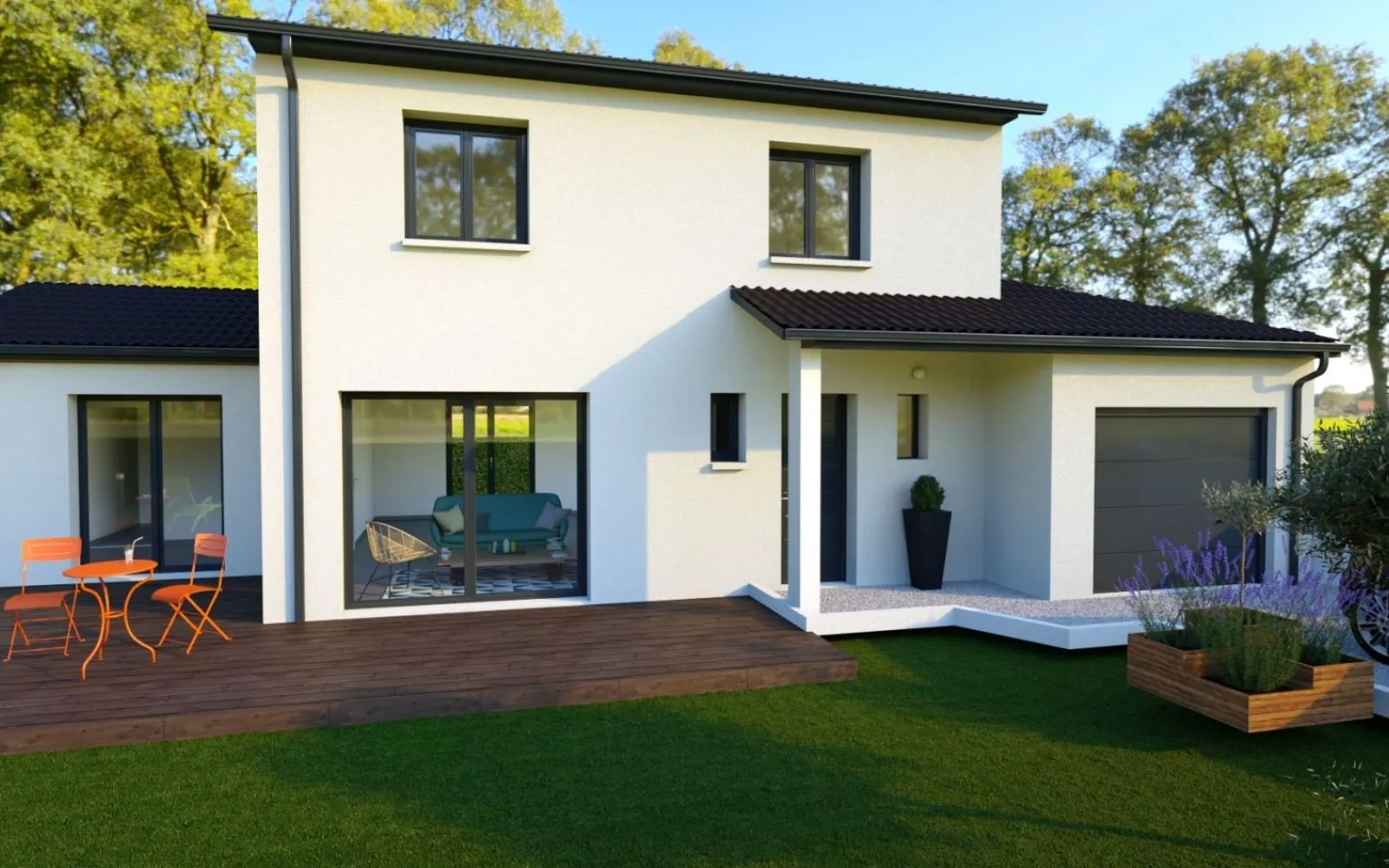 Projet de construction d'une maison 130 m² avec terrain à SCIEZ (74) à Sciez — photo 1