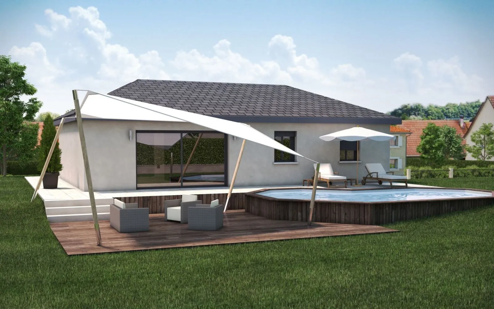 Projet de construction d'une maison 100 m² avec terrain à AMANCY (74) à Amancy — photo 8
