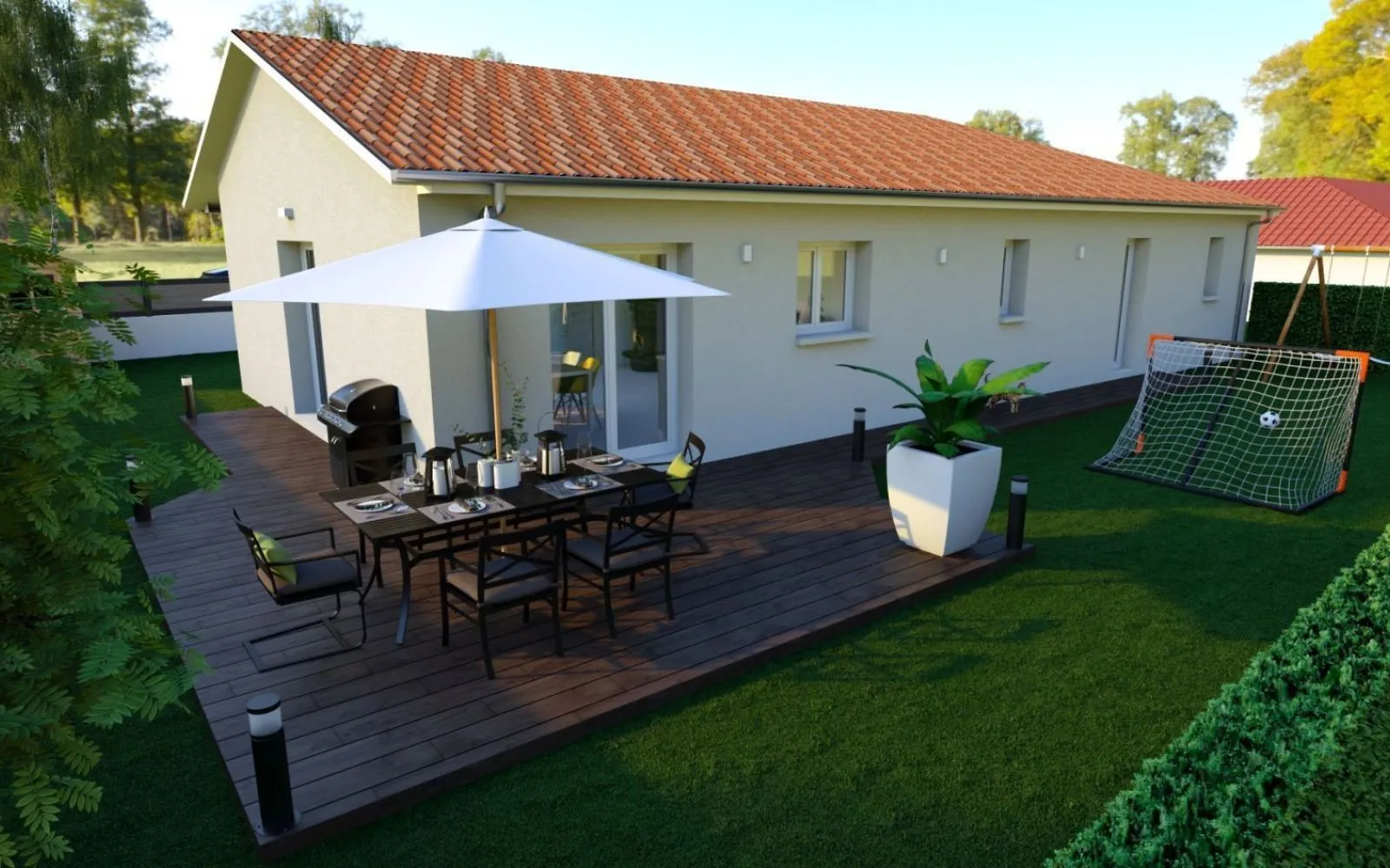 Projet de construction d'une maison 85 m² avec terrain à DAGNEUX (01) à Dagneux — photo 1