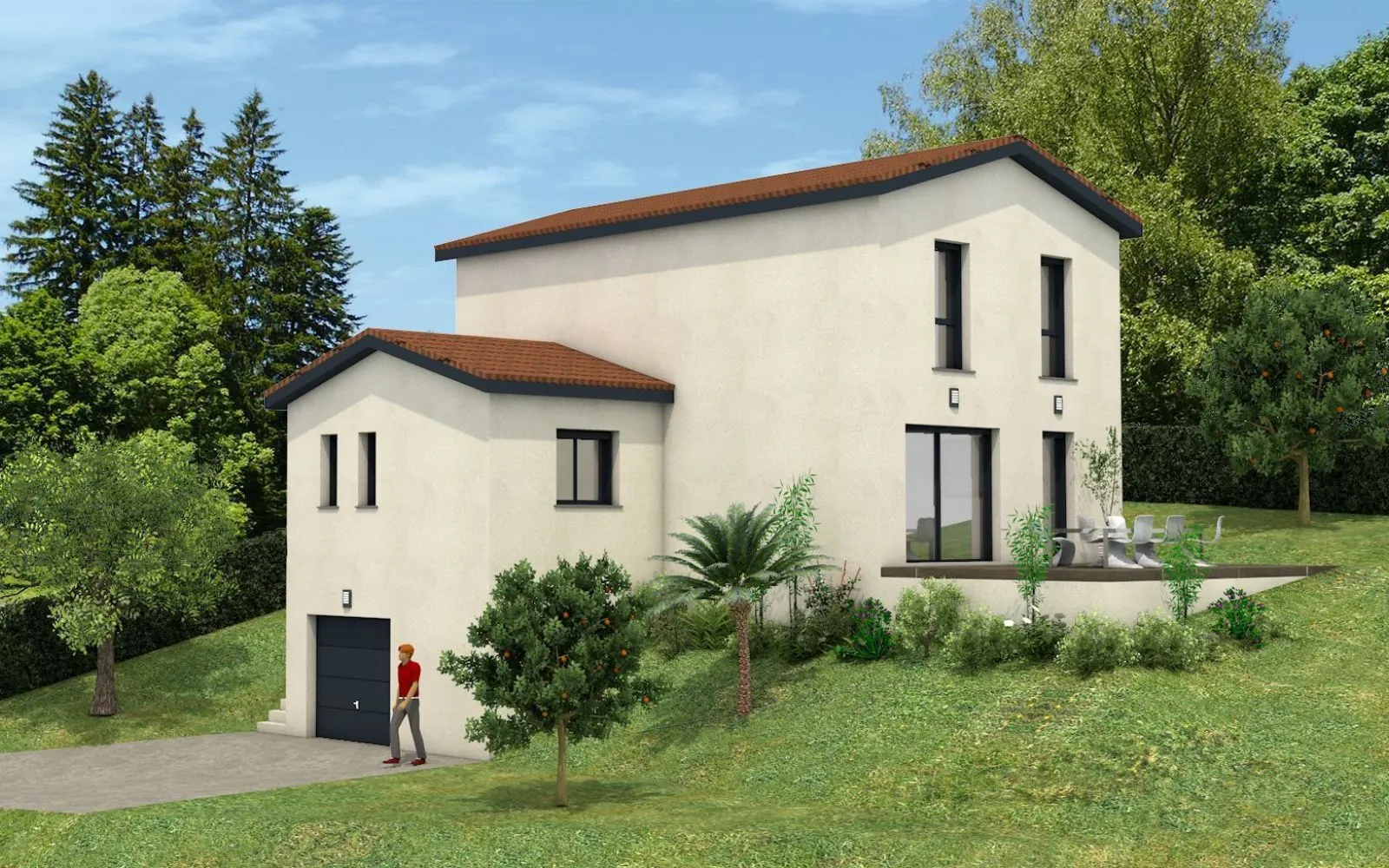 Projet de construction d'une maison 117 m² avec terrain à SAINT-MARTIN-EN-HAUT (69) à Saint-Martin-en-Haut — photo 1