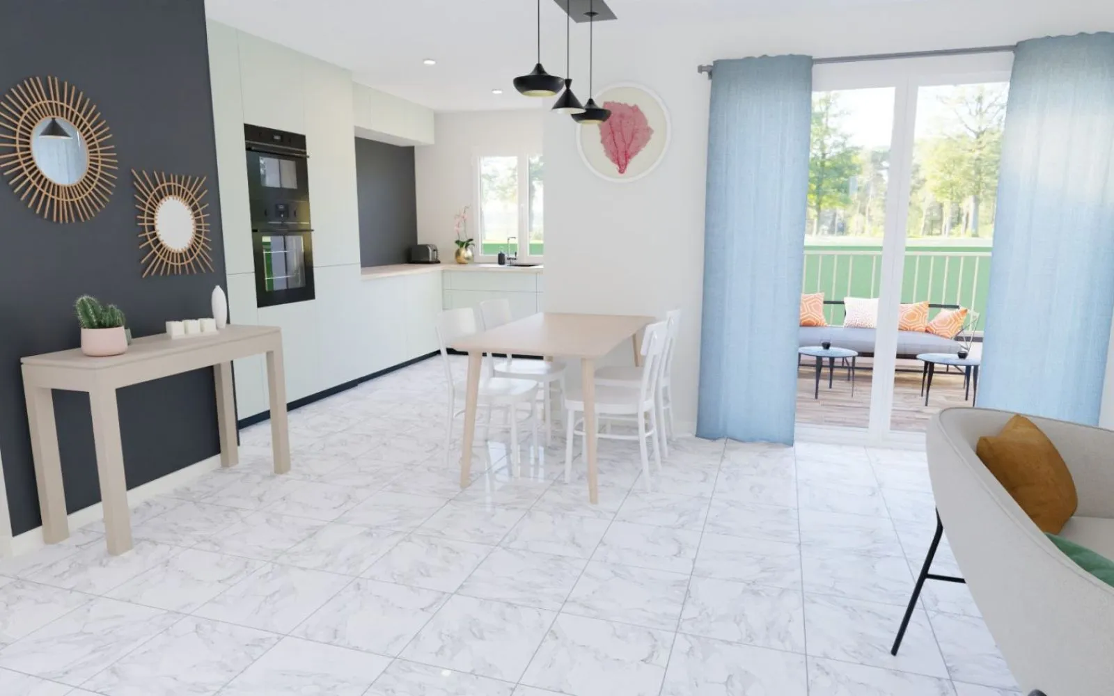 Projet de construction d'une maison 85 m² avec terrain à GREZIEU-LE-MARCHE (69) à Grézieu-le-Marché — photo 3