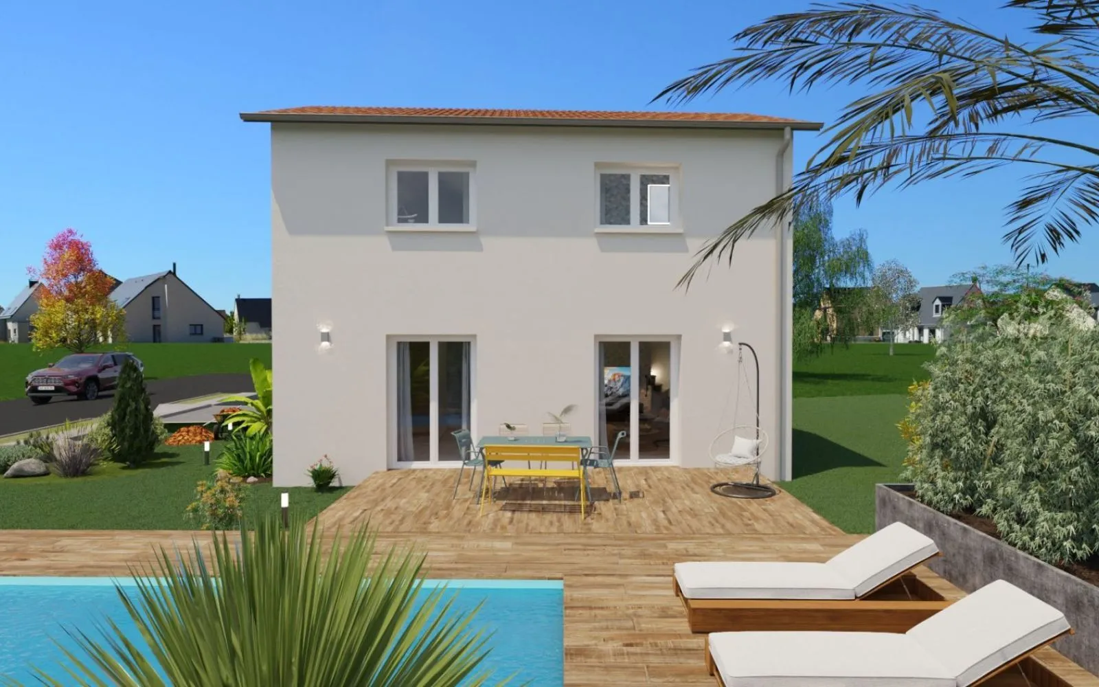 Projet de construction d'une maison 80 m² avec terrain à GREZIEU-LE-MARCHE (69) à Grézieu-le-Marché — photo 2