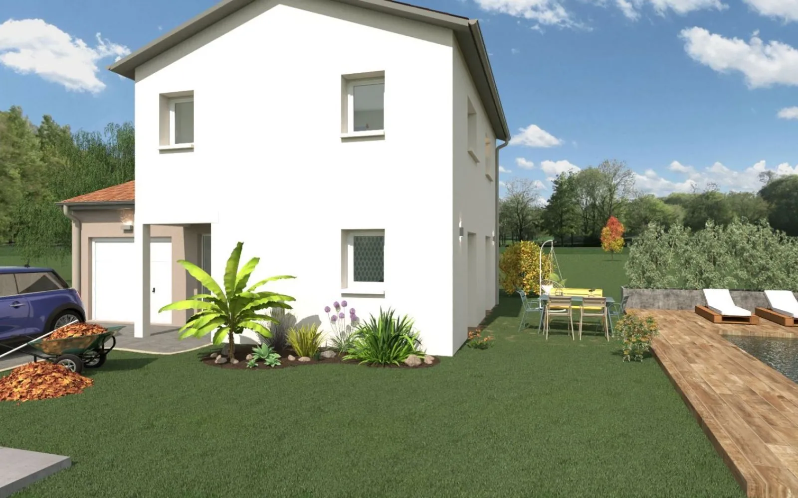 Projet de construction d'une maison 80 m² avec terrain à GREZIEU-LE-MARCHE (69) à Grézieu-le-Marché — photo 4