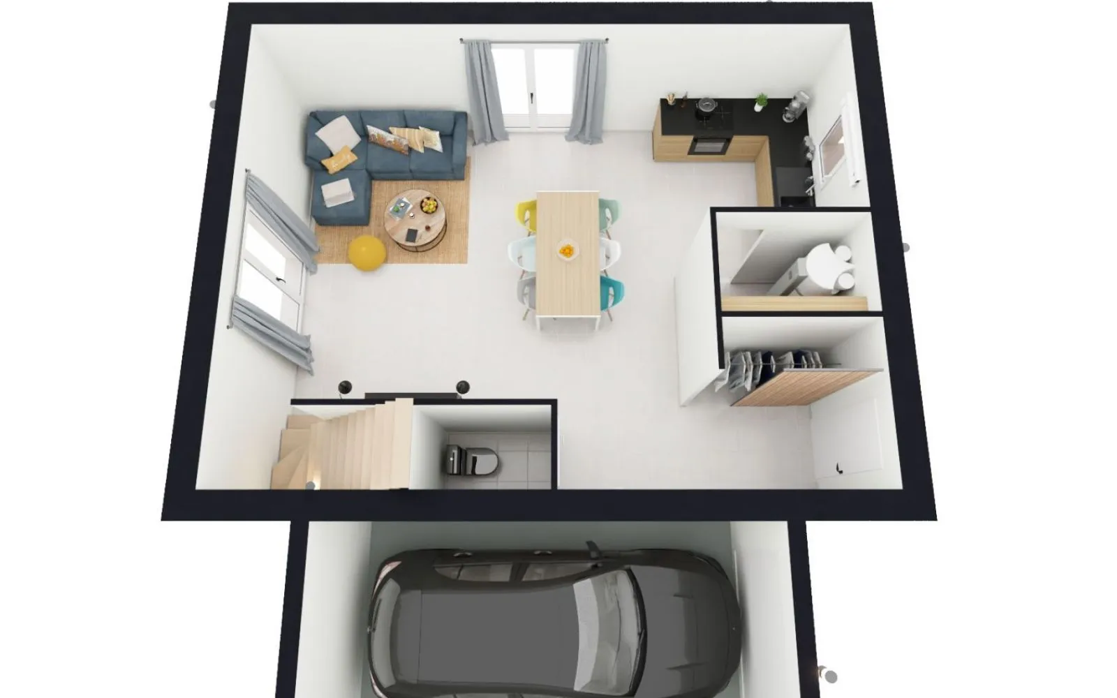 Projet de construction d'une maison 80 m² avec terrain à GREZIEU-LE-MARCHE (69) à Grézieu-le-Marché — photo 5
