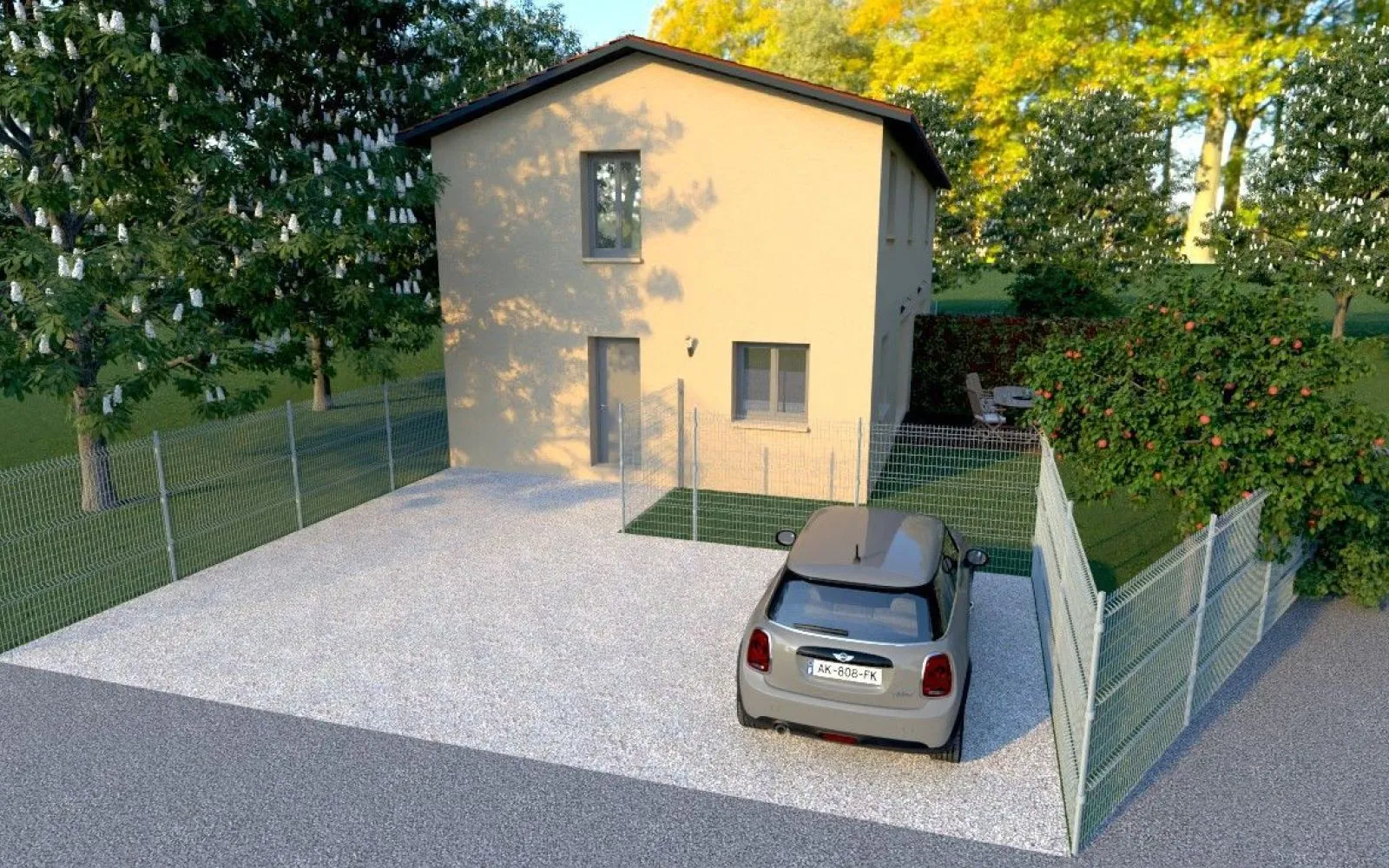Projet de construction d'une maison 96 m² avec terrain à LIERGUES (69) à Liergues — photo 1
