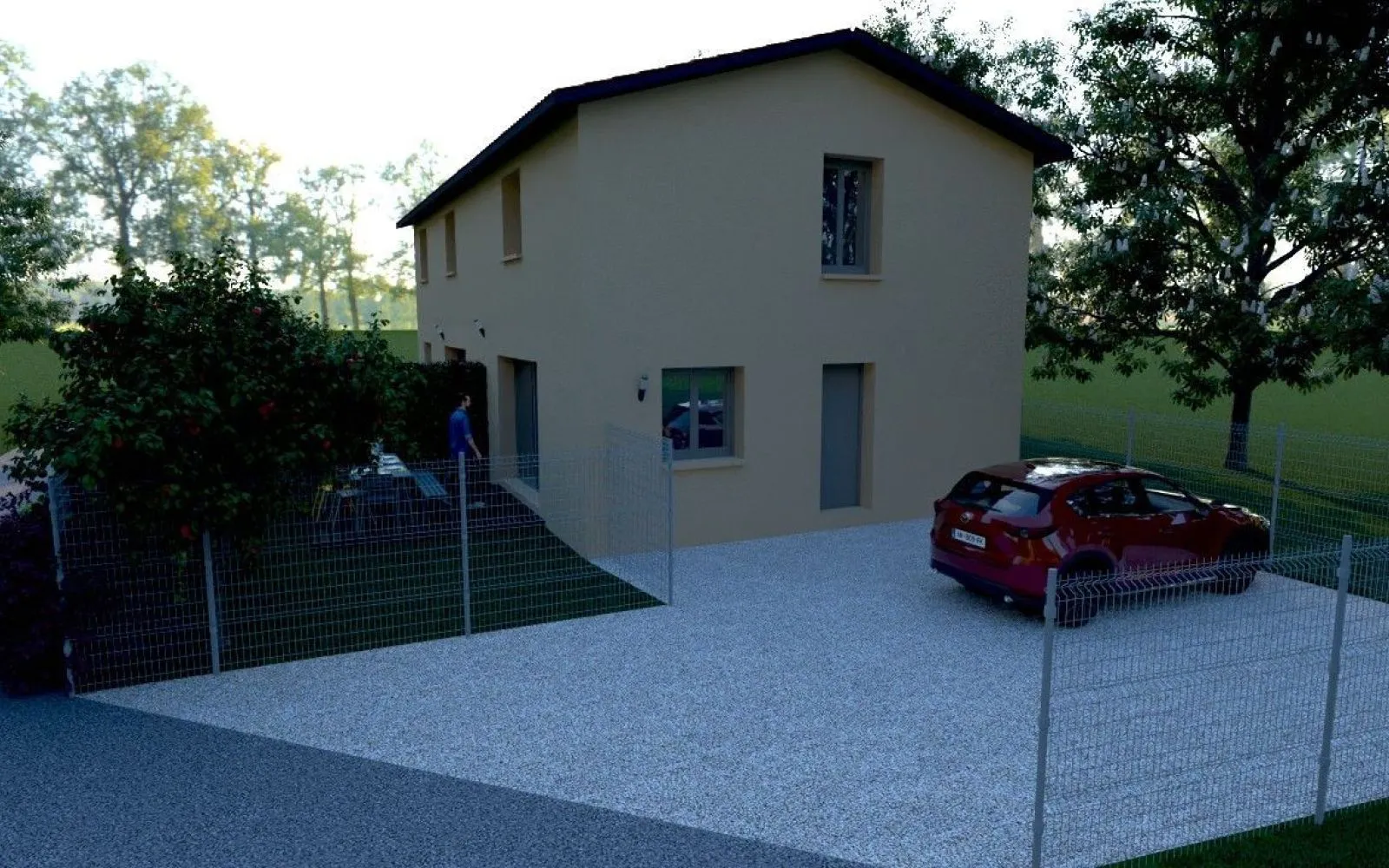 Projet de construction d'une maison 96 m² avec terrain à LIERGUES (69) à Liergues — photo 3
