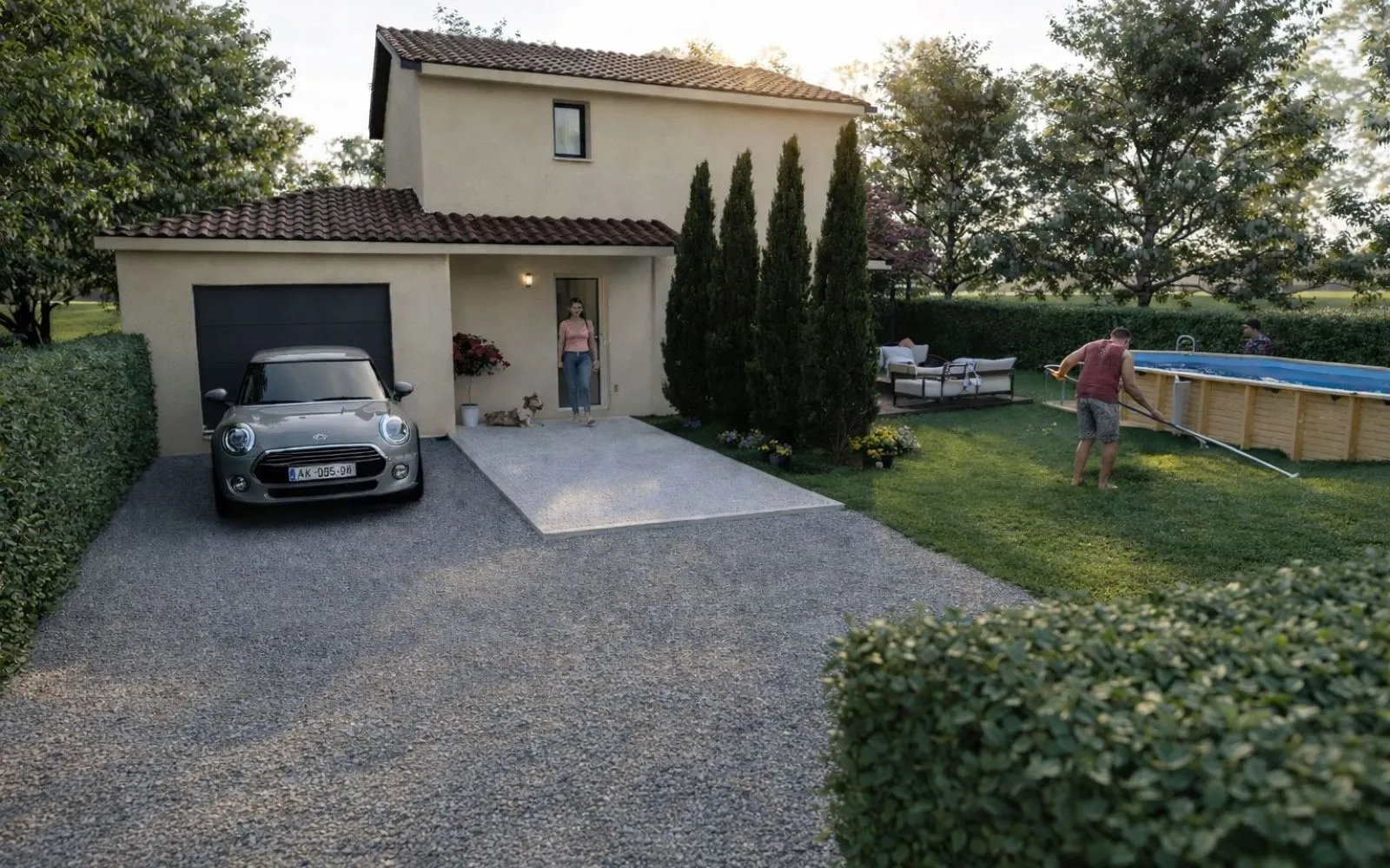 Projet de construction d'une maison 92 m² avec terrain à VINDRY-SUR-TURDINE (69) à Vindry-sur-Turdine — photo 1