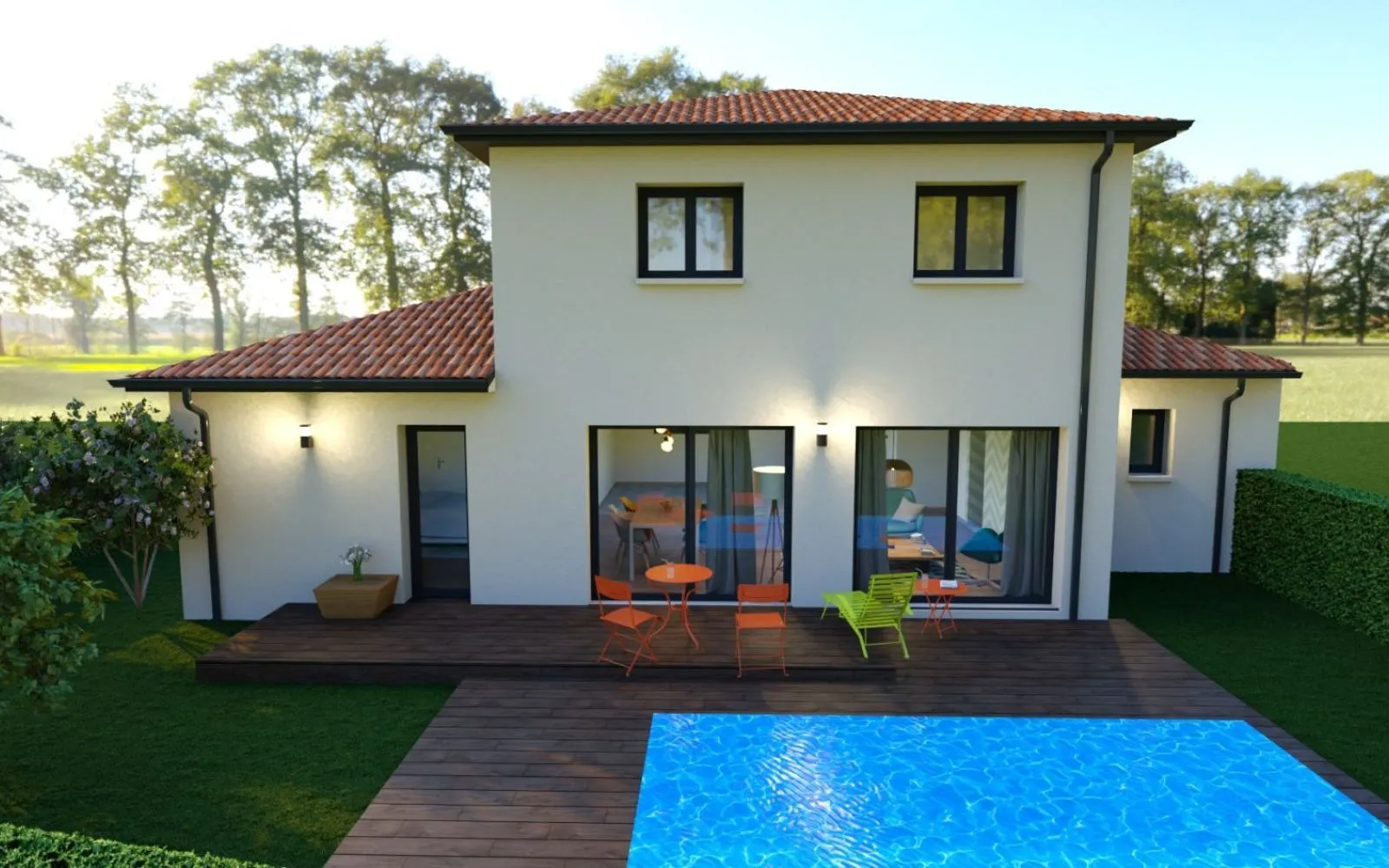 Projet de construction d'une maison 85 m² avec terrain à FOISSIAT (01) à Foissiat — photo 1