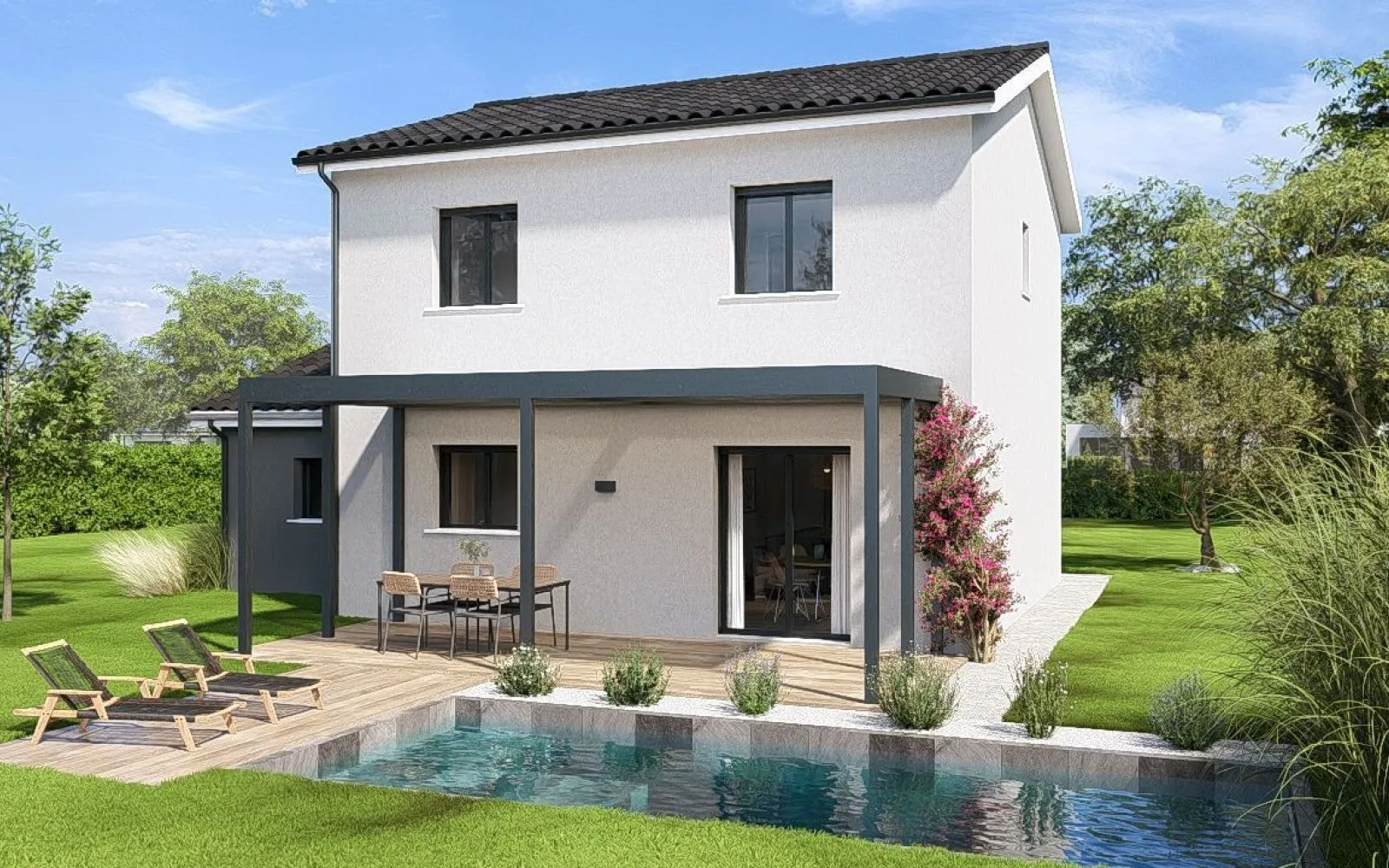 Projet de construction d'une maison 85 m² avec terrain à CHAVANAY (42) à Chavanay — photo 4
