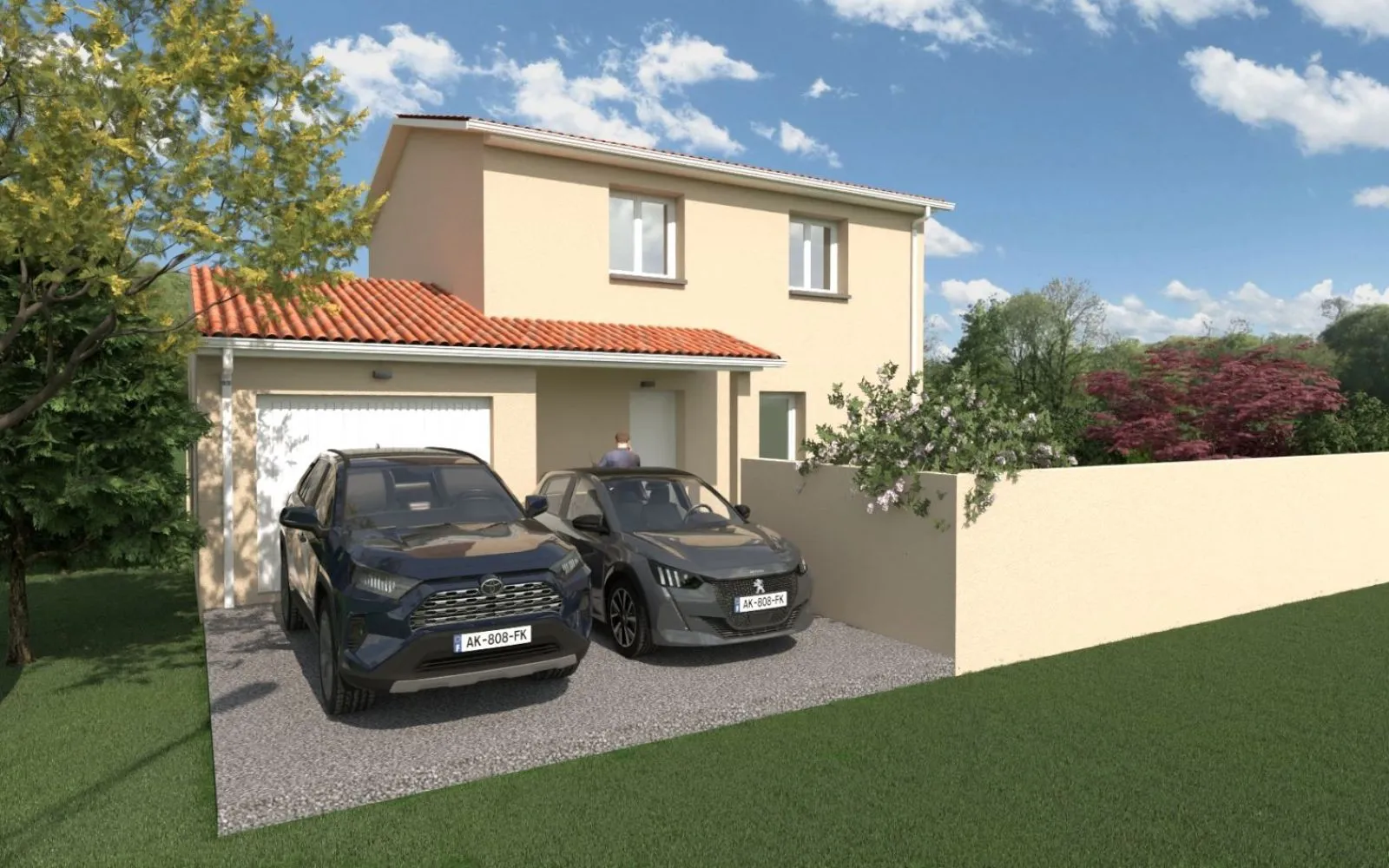 Projet de construction d'une maison 90 m² avec terrain à TOURNON-SUR-RHONE (07) à Tournon-sur-Rhone — photo 1