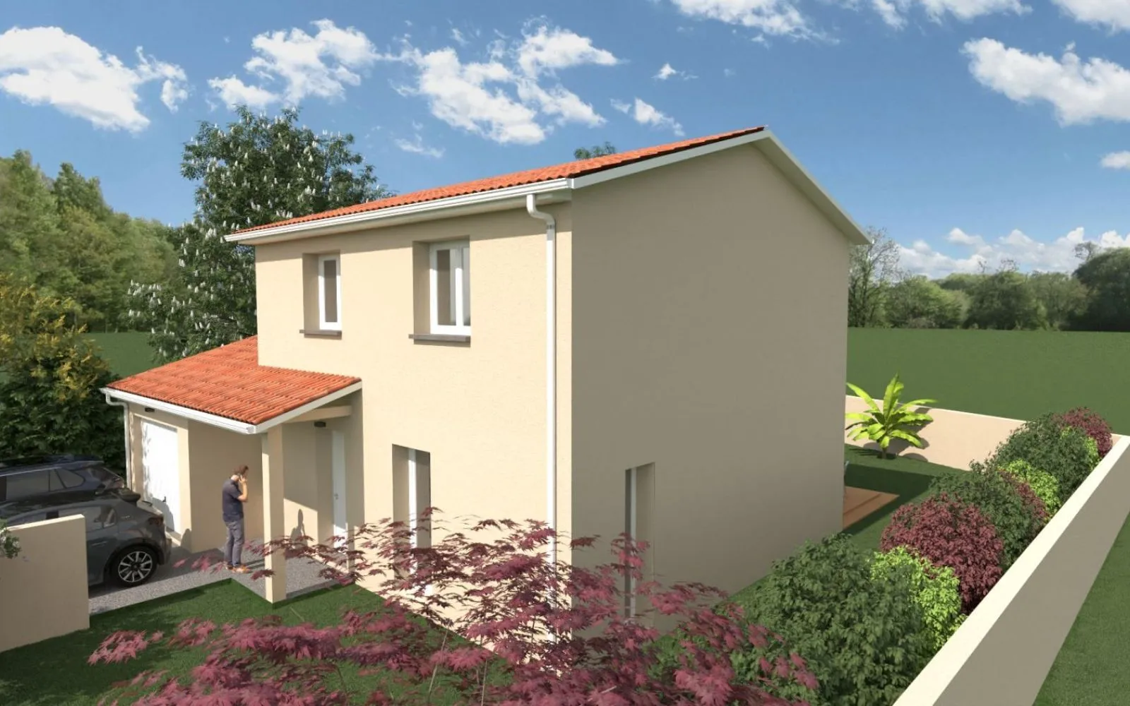 Projet de construction d'une maison 90 m² avec terrain à TOURNON-SUR-RHONE (07) à Tournon-sur-Rhone — photo 3