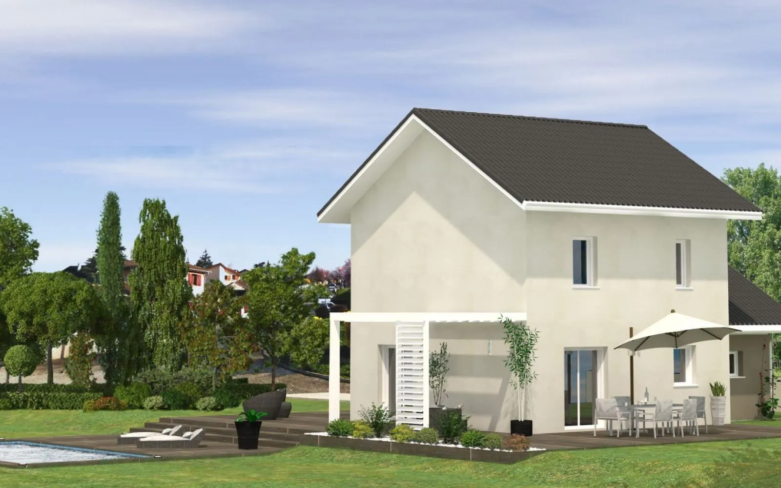 Projet de construction d'une maison 90 m² avec terrain à CERVENS (74) à Cervens — photo 9