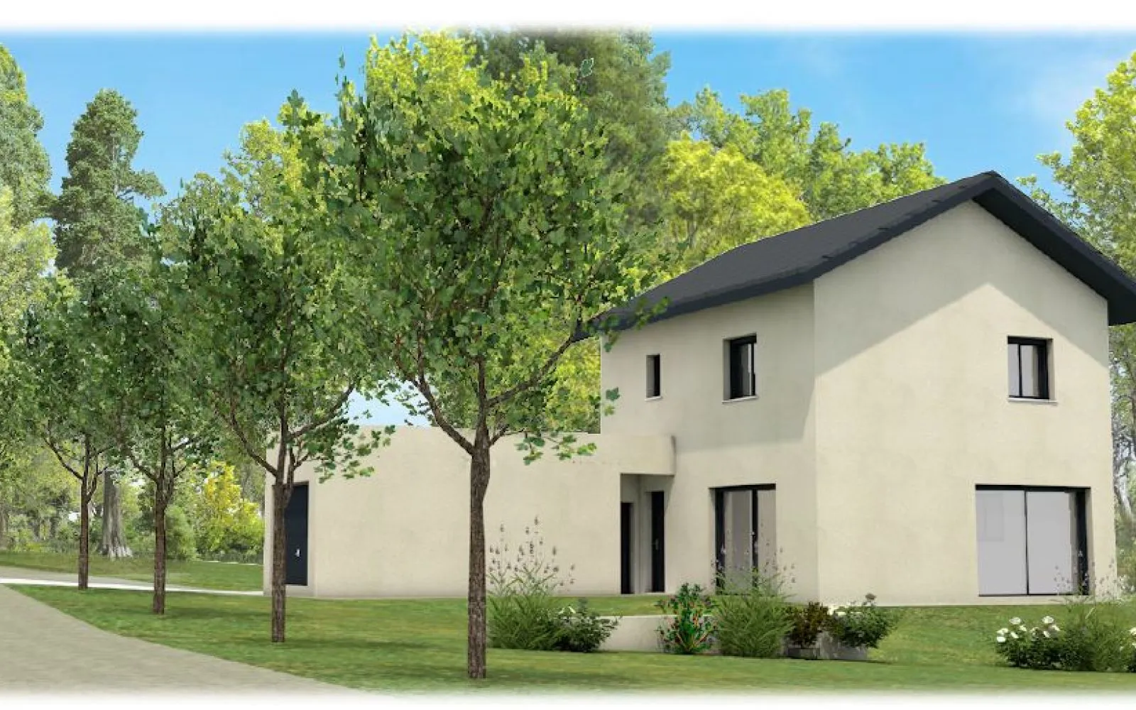 Projet de construction d'une maison 91 m² avec terrain à ALBENS (73) à Albens — photo 1