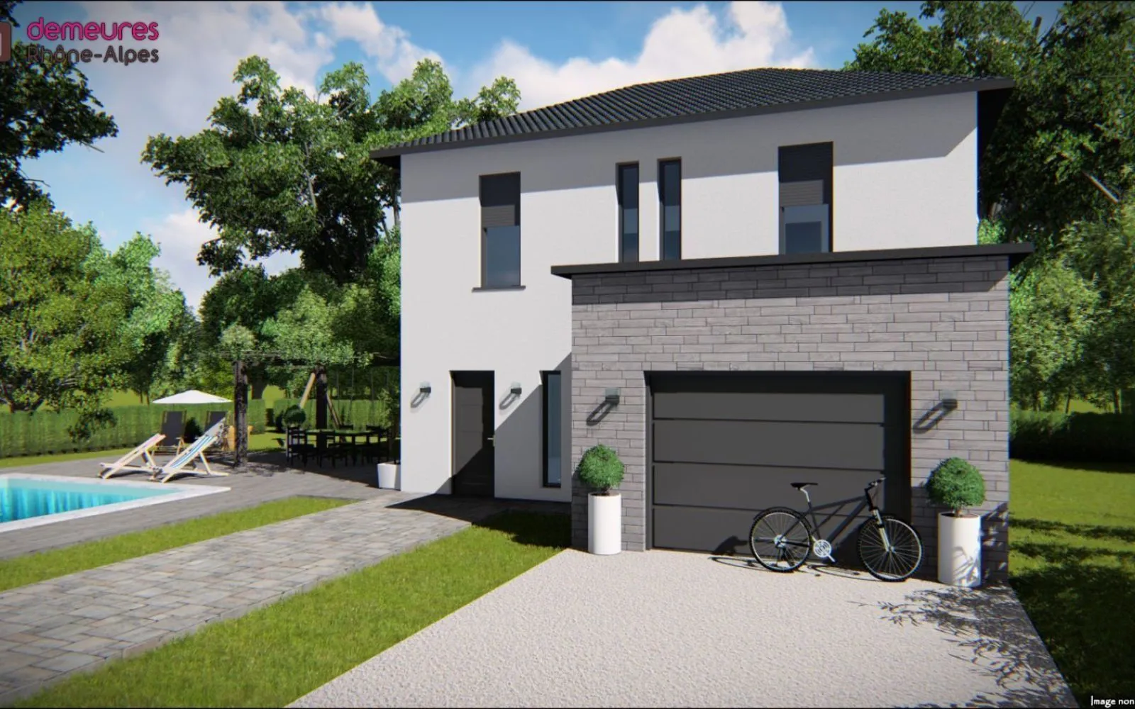 Projet de construction d'une maison 90 m² avec terrain à COLLONGES-AU-MONT-D'OR (69) à Collonges-au-Mont-d'Or — photo 1