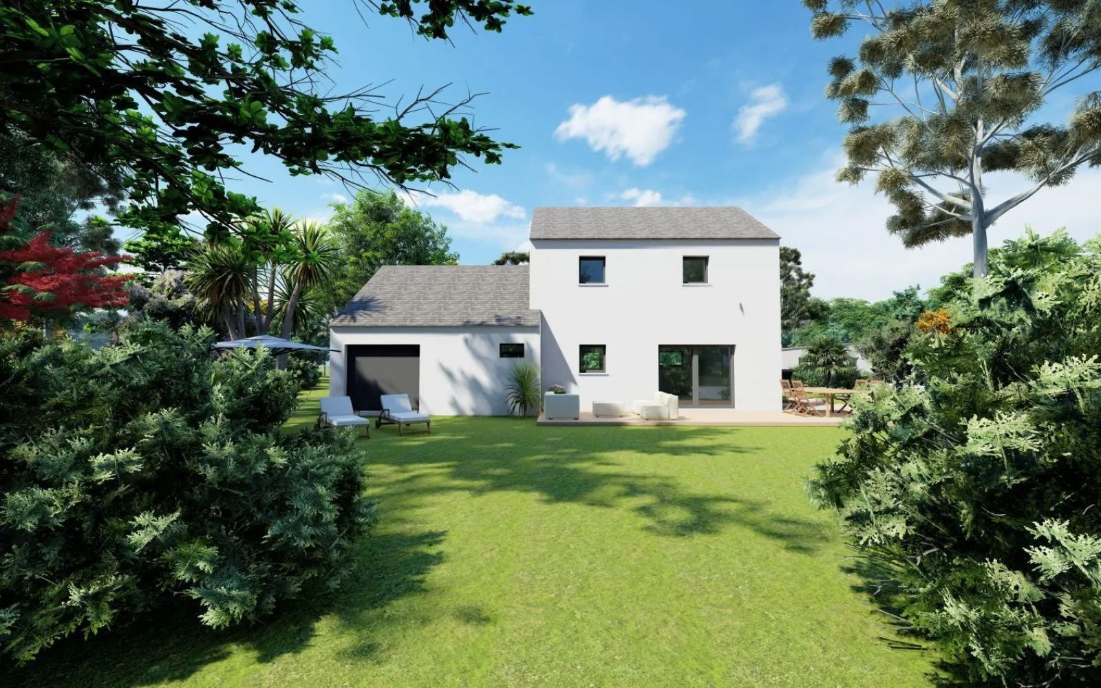 Projet de construction d'une maison 104 m² avec terrain à CHANTEPIE (35) à Chantepie — photo 2