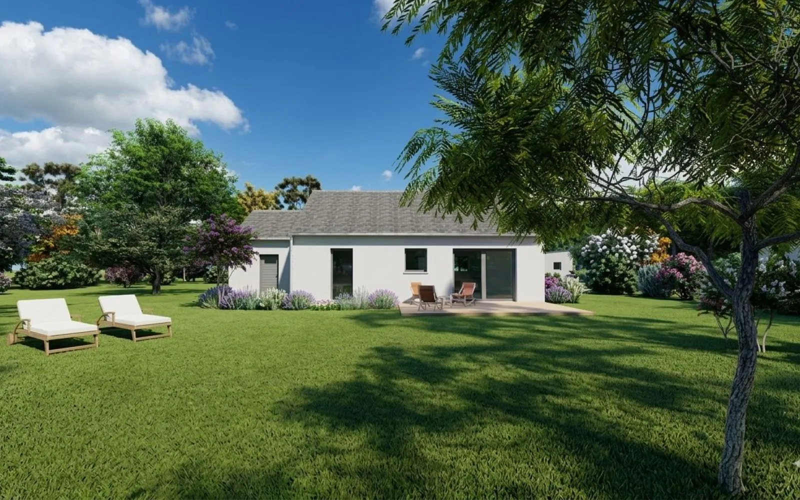 Projet de construction d'une maison 75 m² avec terrain à CHANTEPIE (35) à Chantepie — photo 1